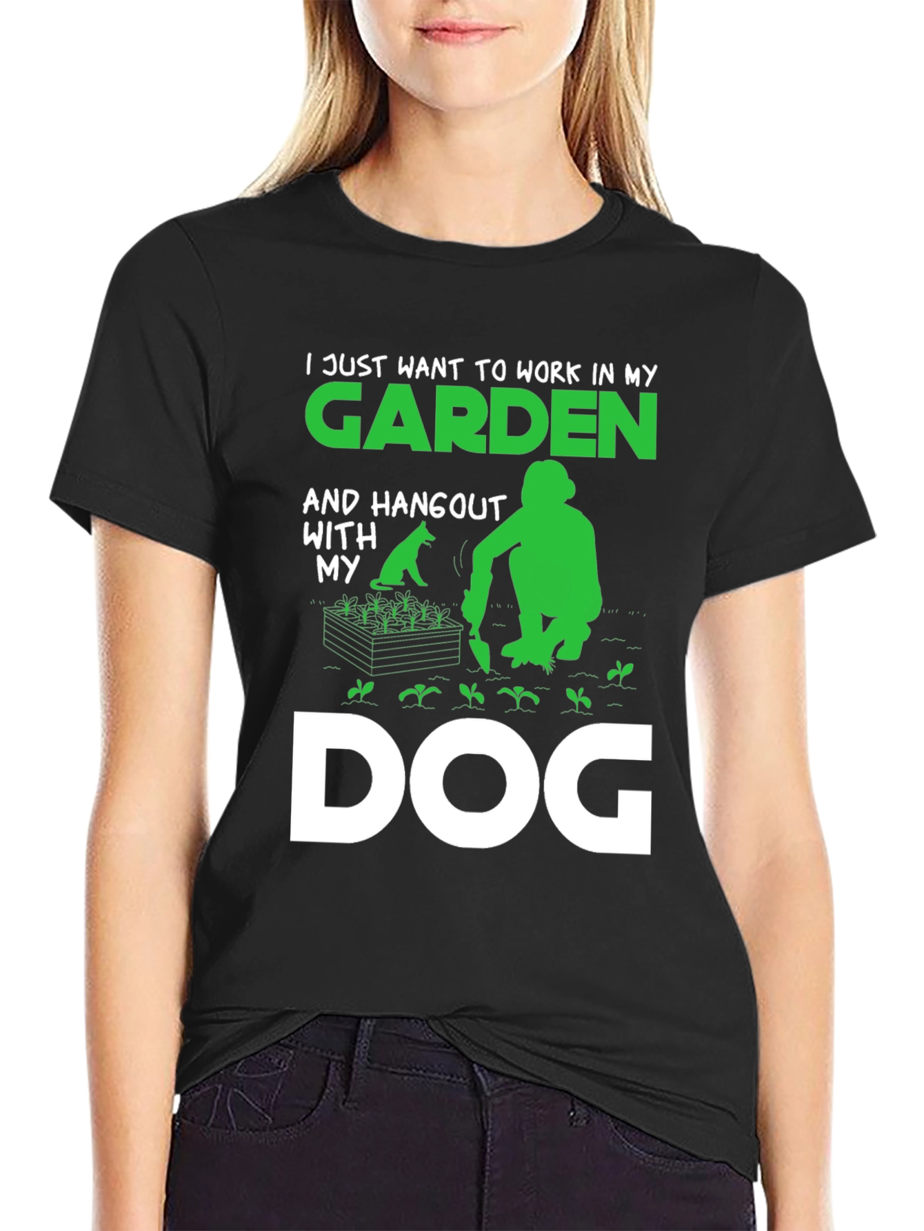 Gardening and Dog Lover T-Shirt