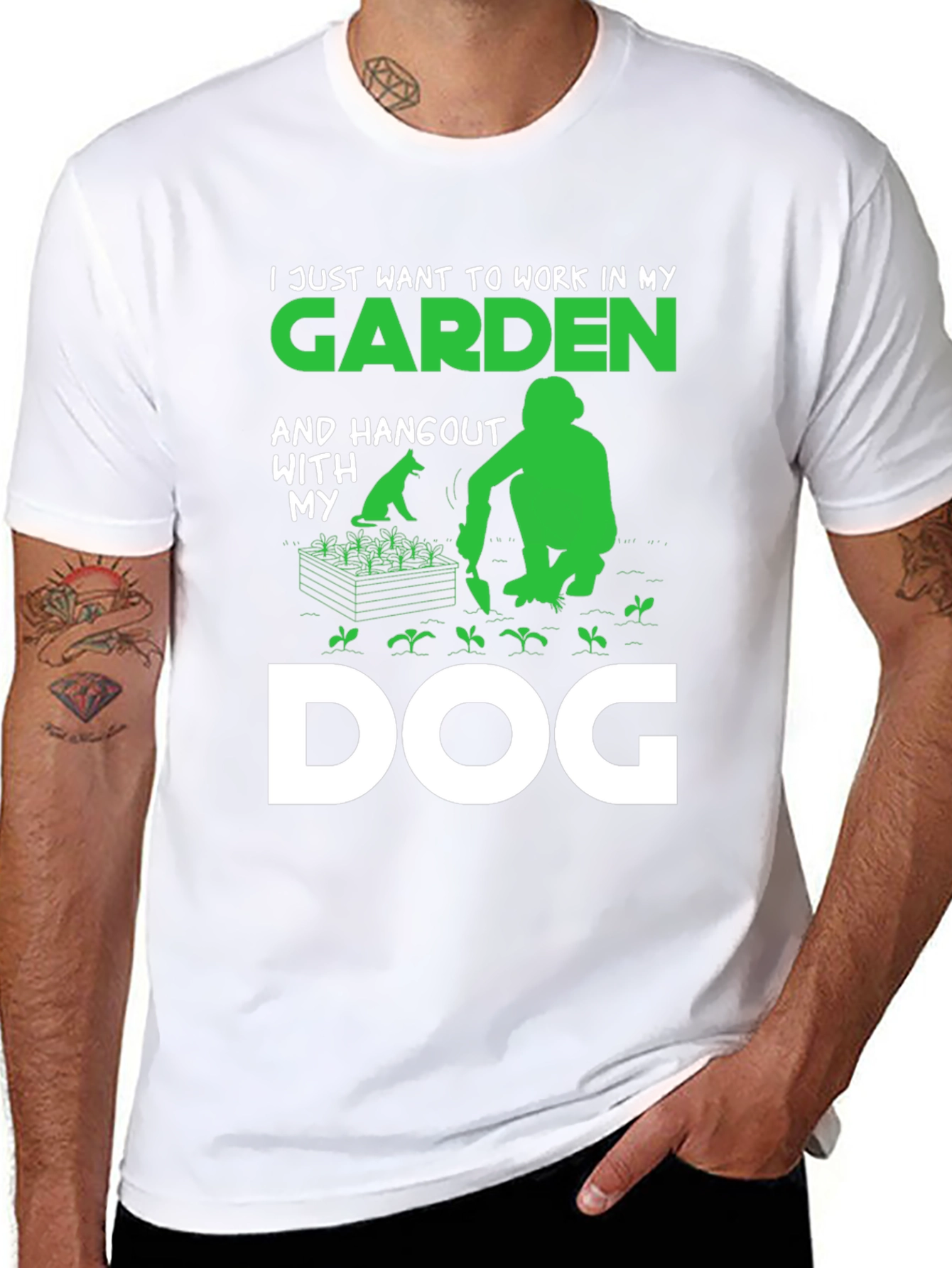Gardening and Dog Lover T-Shirt