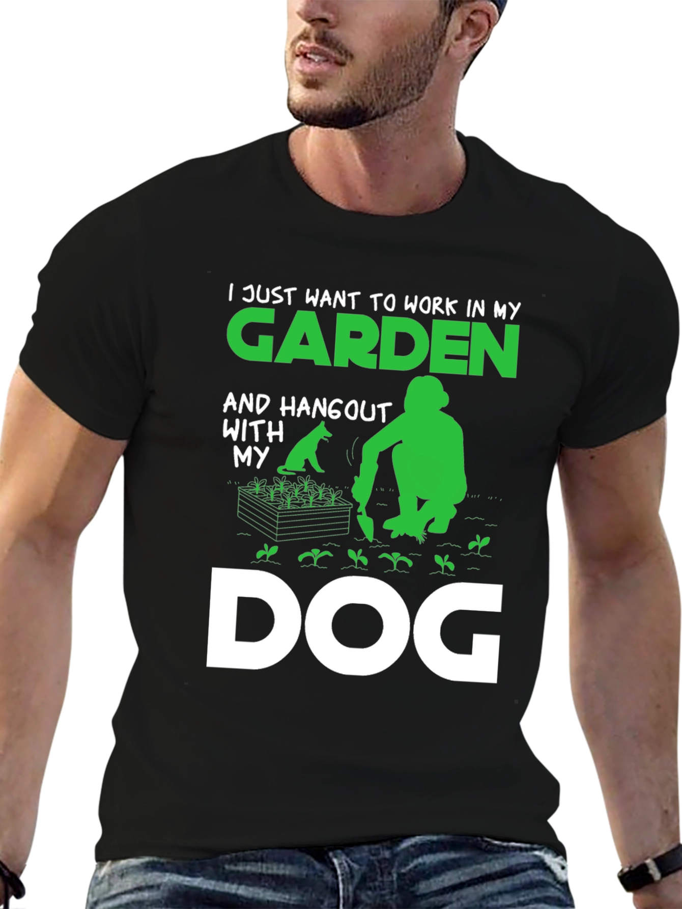 Gardening and Dog Lover T-Shirt