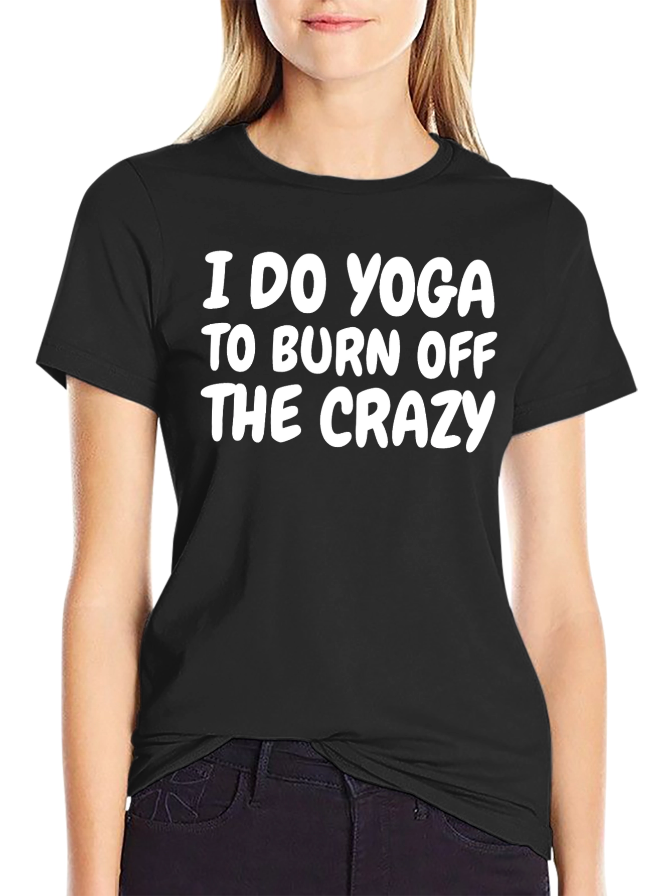 Yoga Burn Crazy T-Shirt - Black