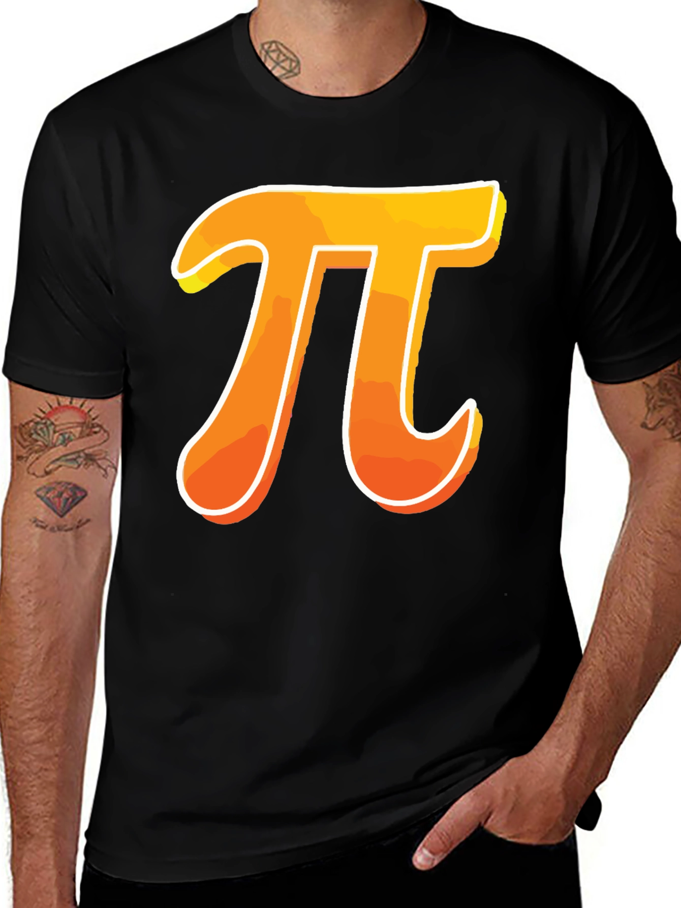 Pi Symbol Graphic T-Shirt