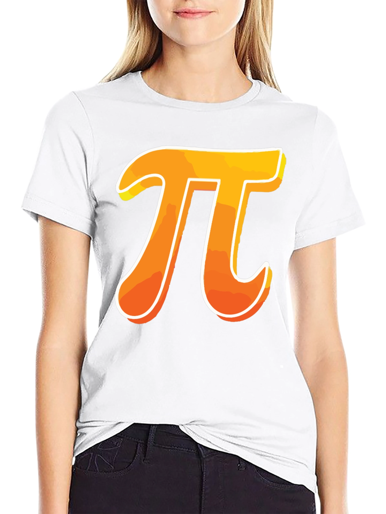 Pi Symbol Graphic T-Shirt