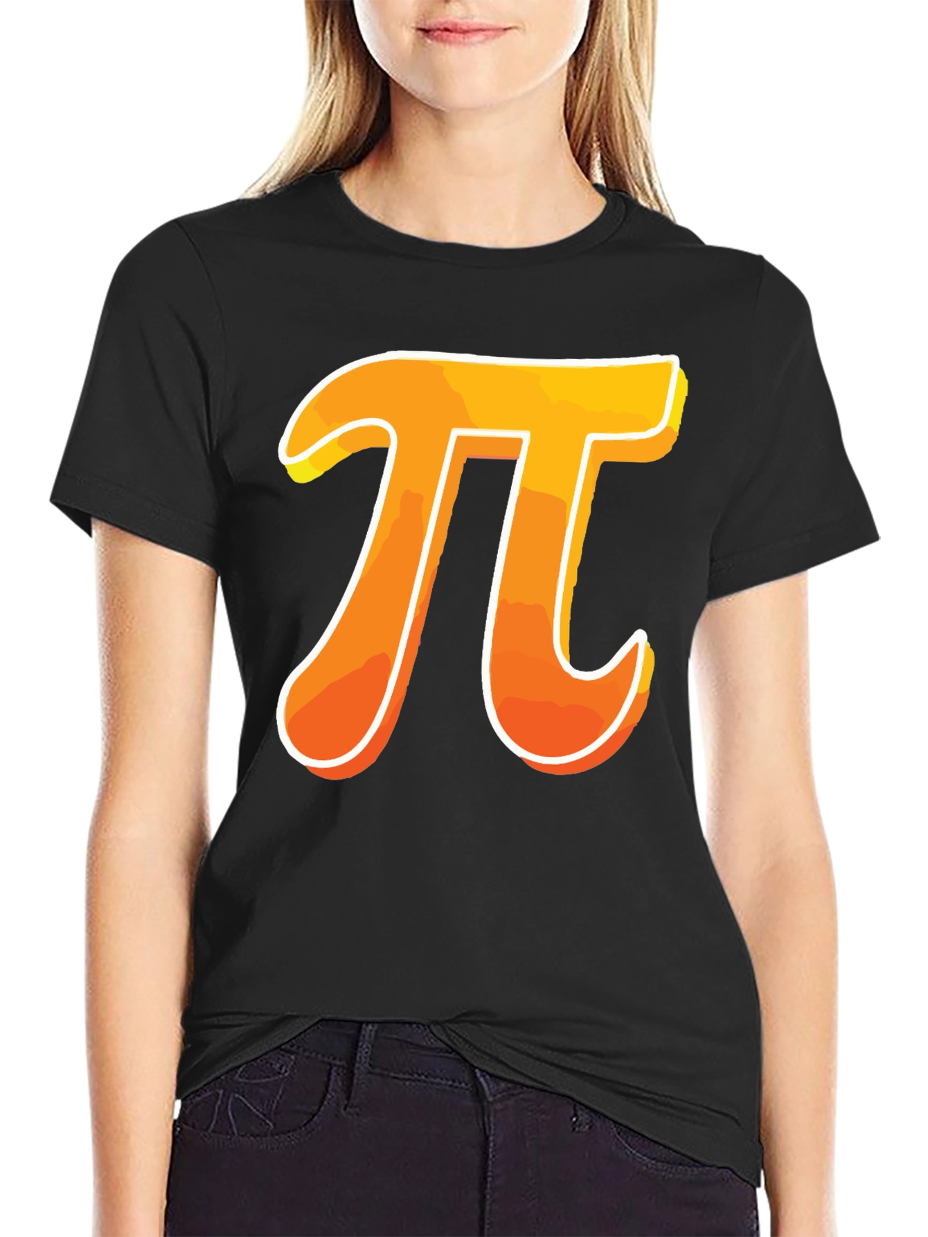 Pi Symbol Graphic T-Shirt