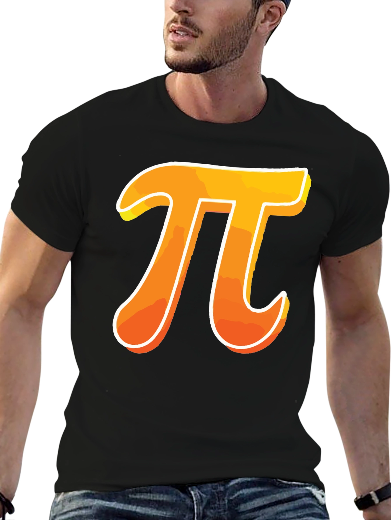 Pi Symbol Graphic T-Shirt