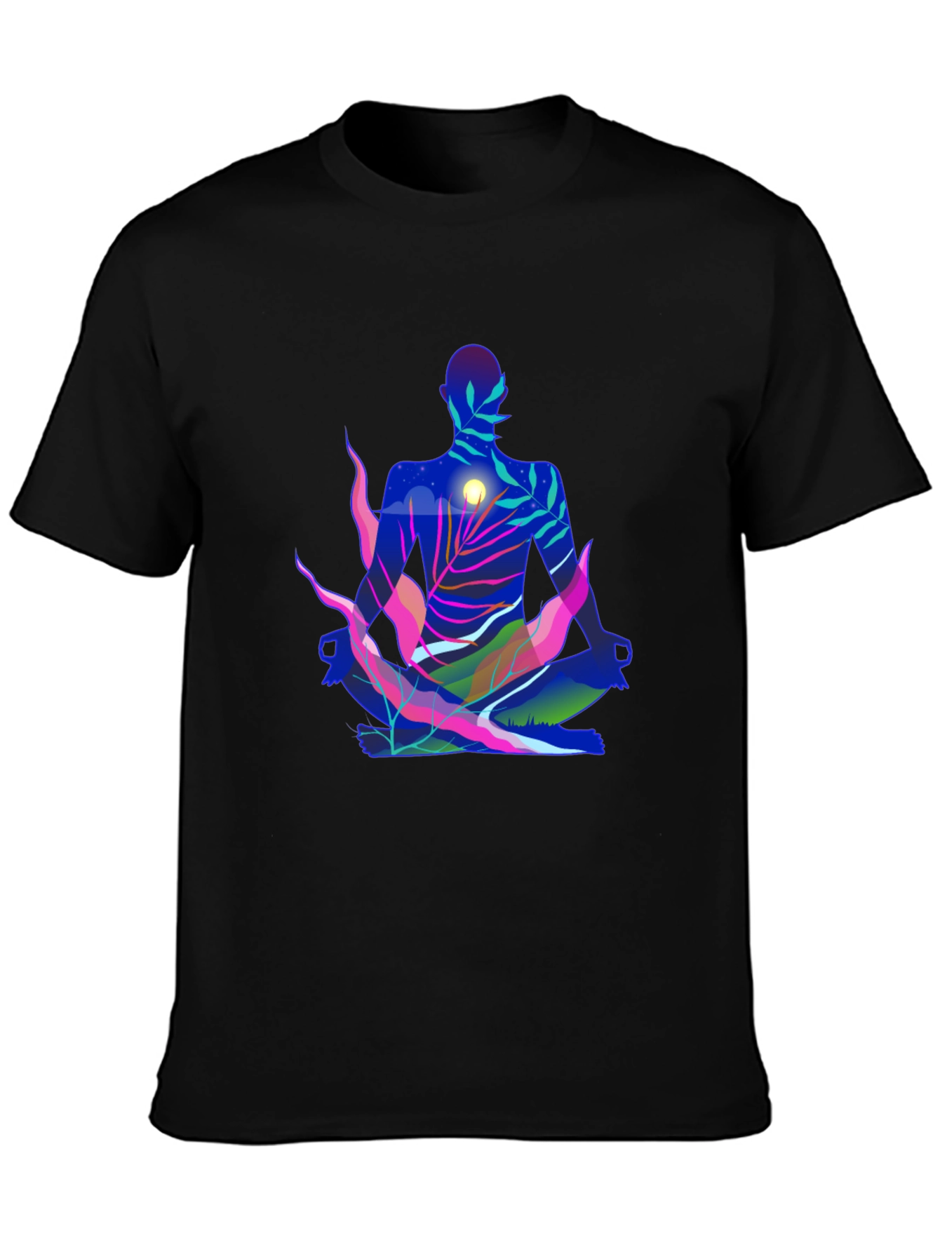 Zen Nature Meditating T-Shirt