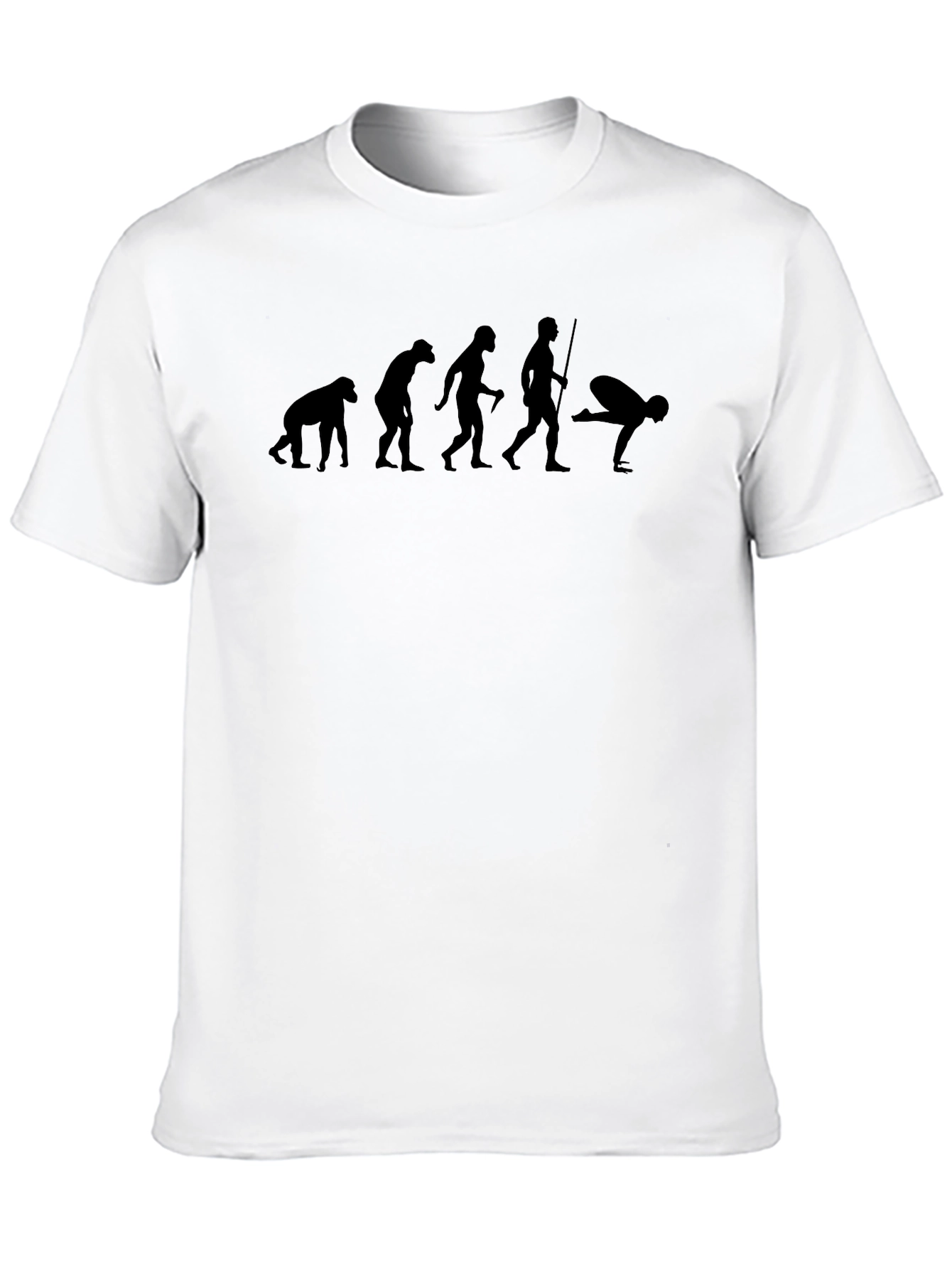 Evolution of Yoga Black T-Shirt
