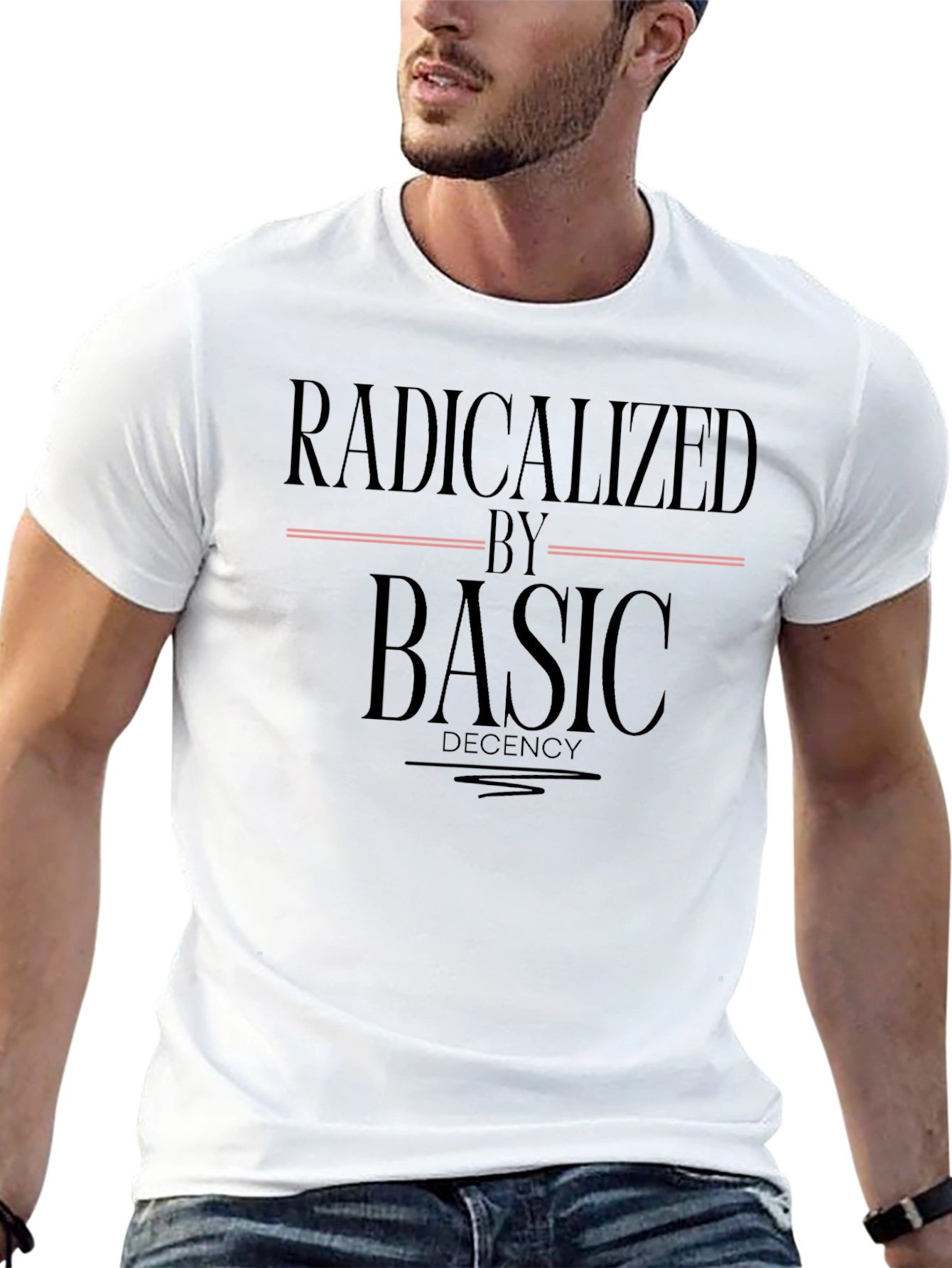Radicalized by Basic Decency Graphic Tee - Unisex