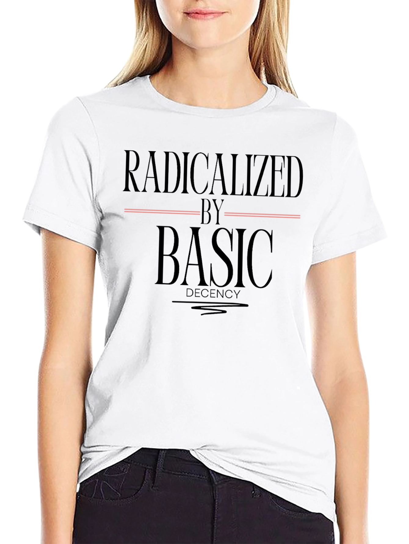 Radicalized by Basic Decency Graphic Tee - Unisex