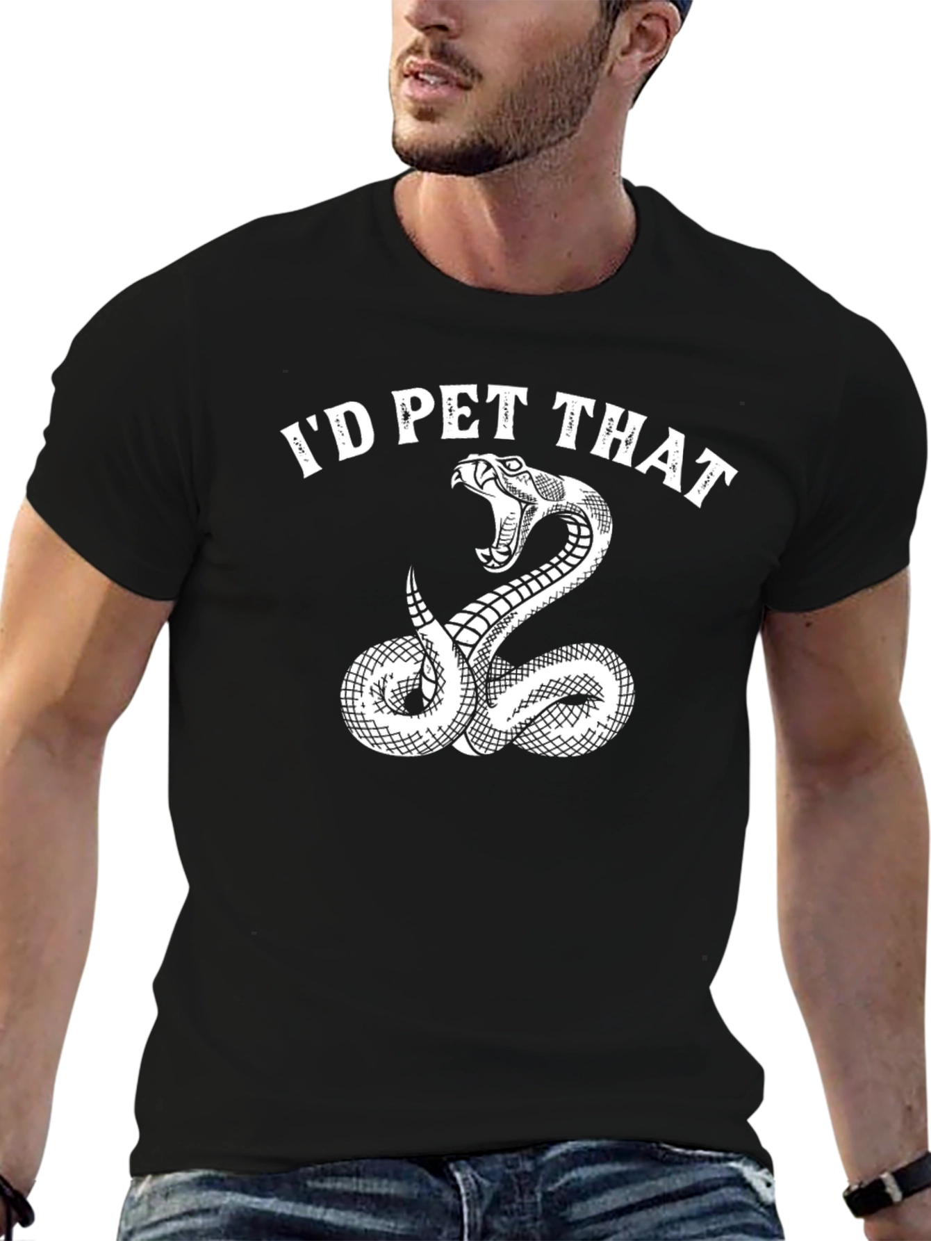 Id Pet That Snake Graphic T-Shirt