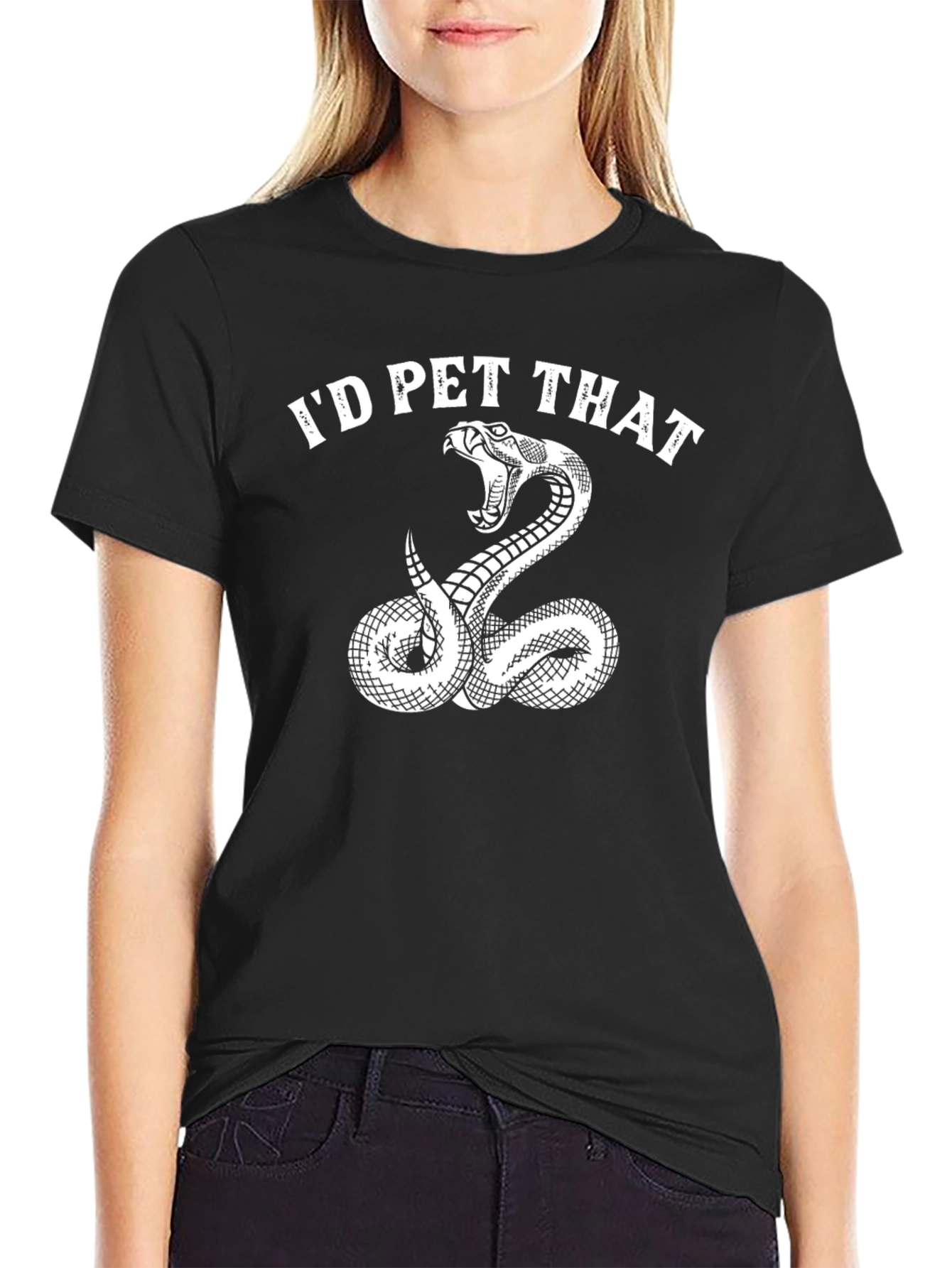 Id Pet That Snake Graphic T-Shirt