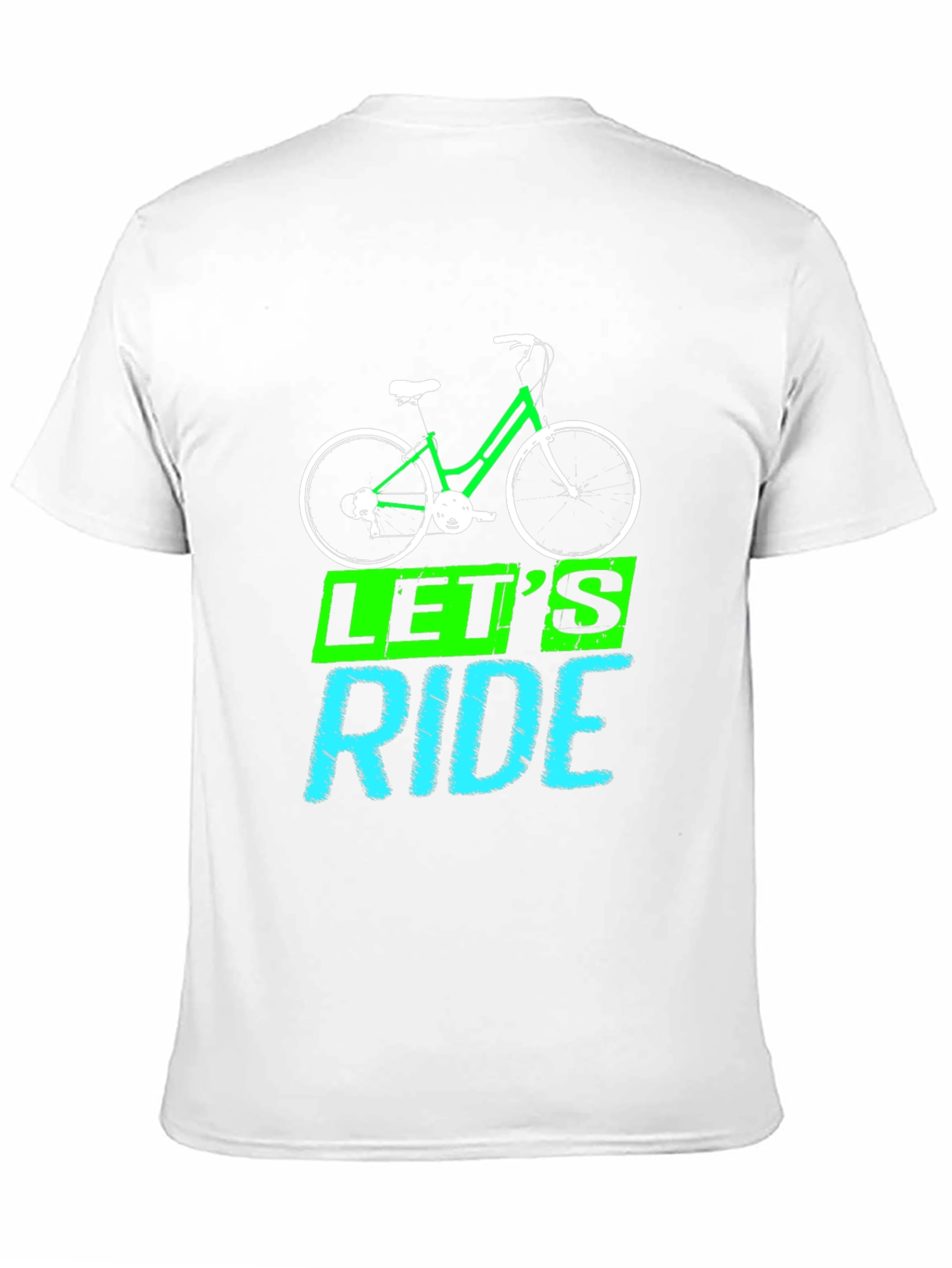 Lets Ride Bike Graphic Tee - Black