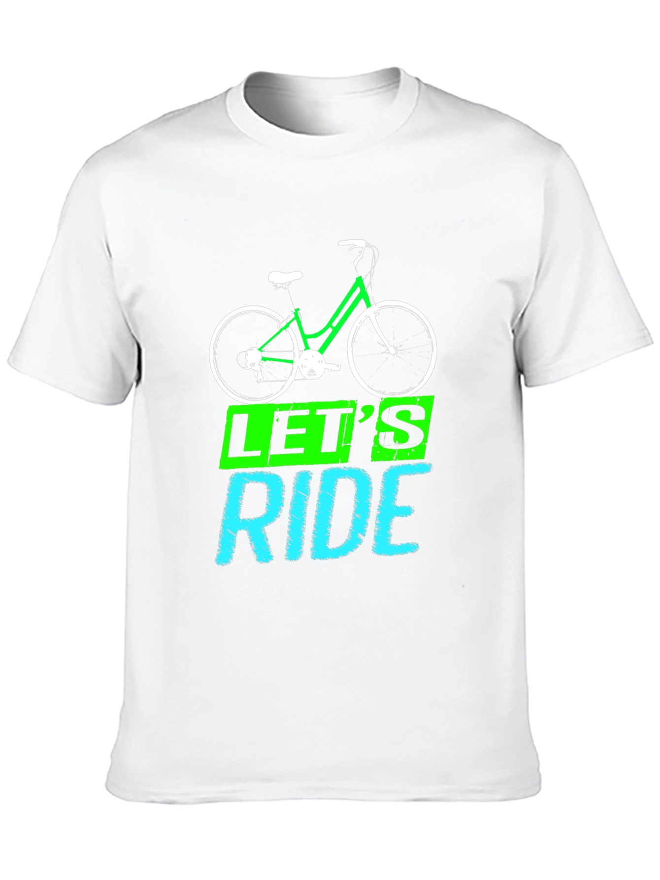 Lets Ride Bike Graphic Tee - Black