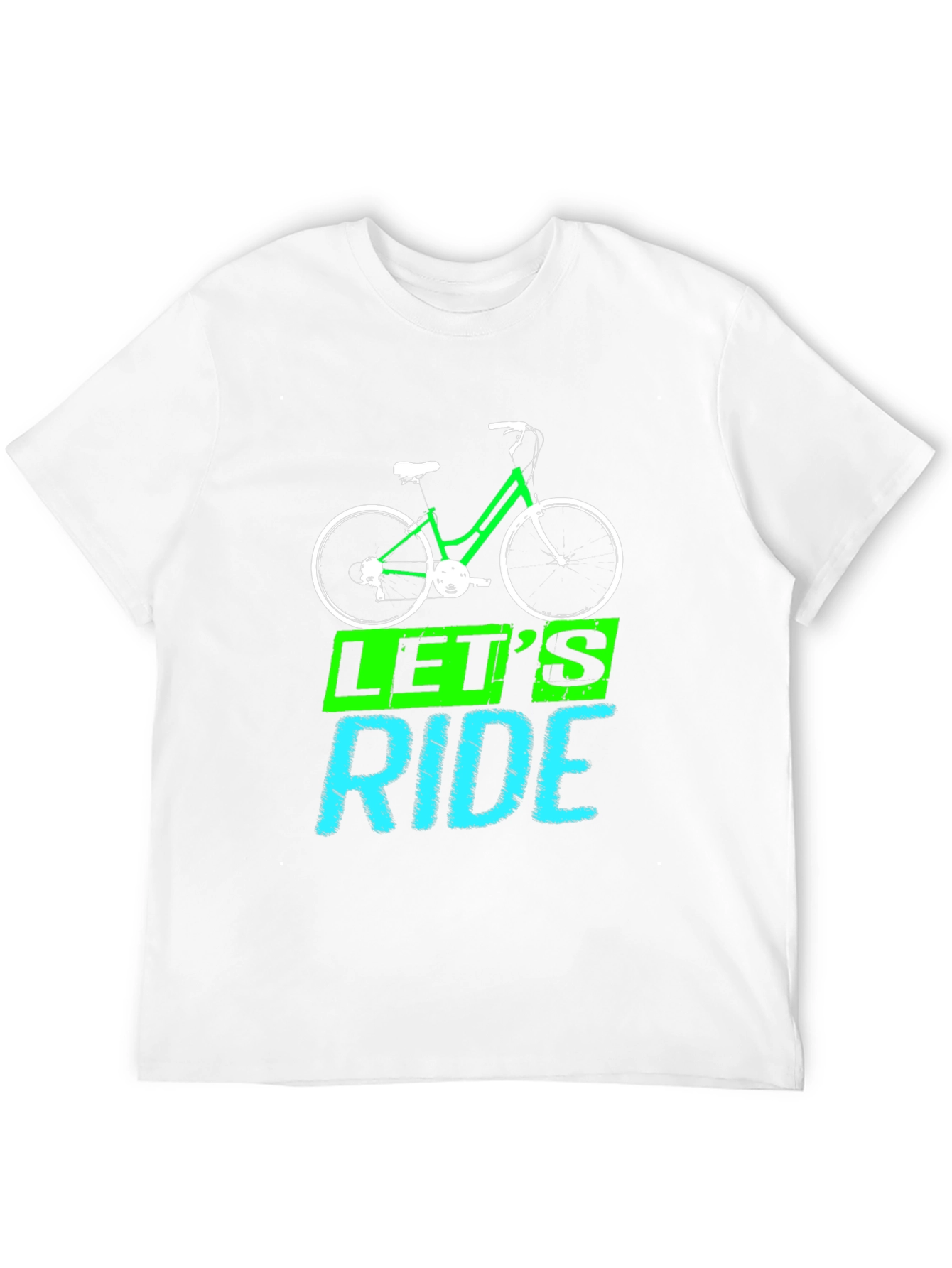 Lets Ride Bike Graphic Tee - Black