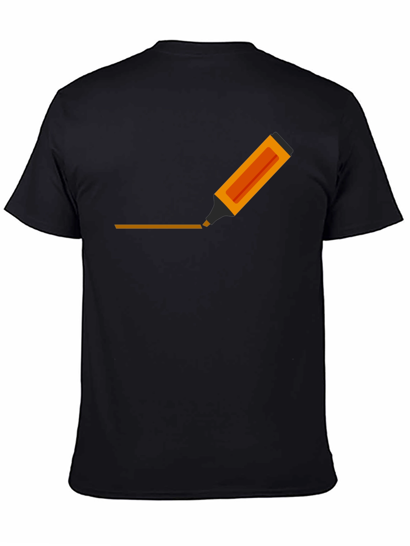 Mens Graphic Tee - Highlighter Design
