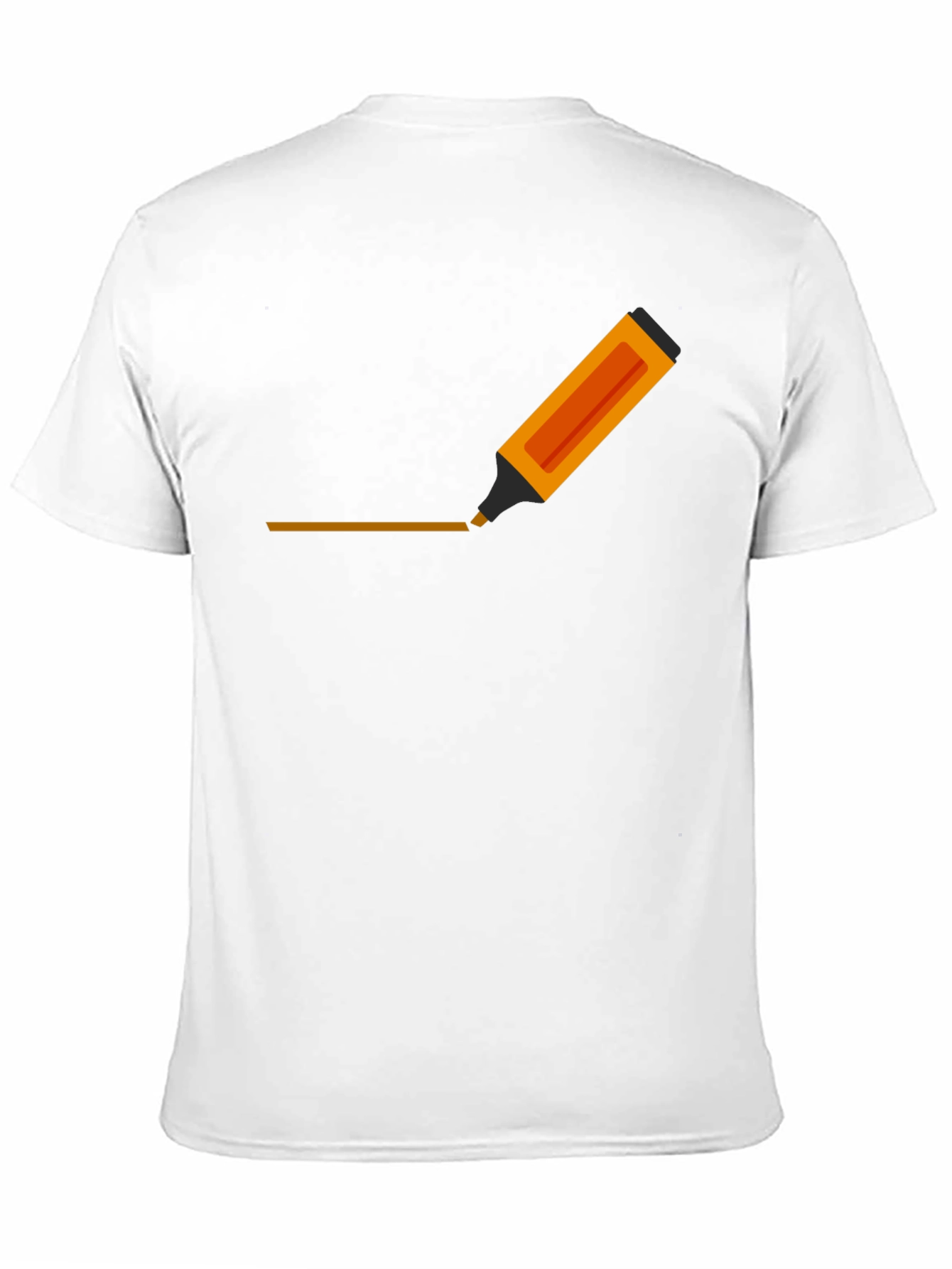 Mens Graphic Tee - Highlighter Design