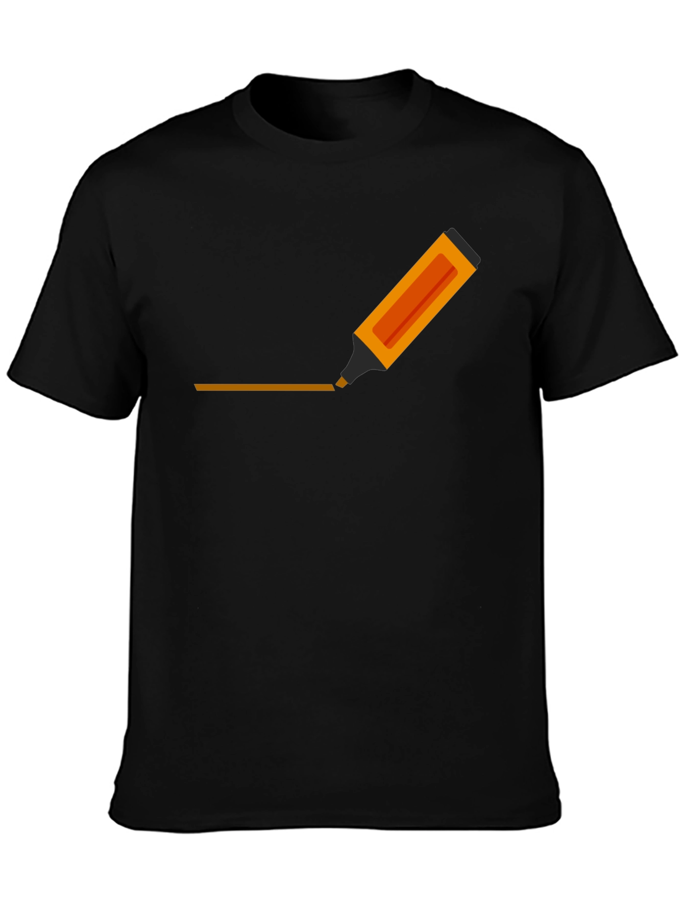 Mens Graphic Tee - Highlighter Design