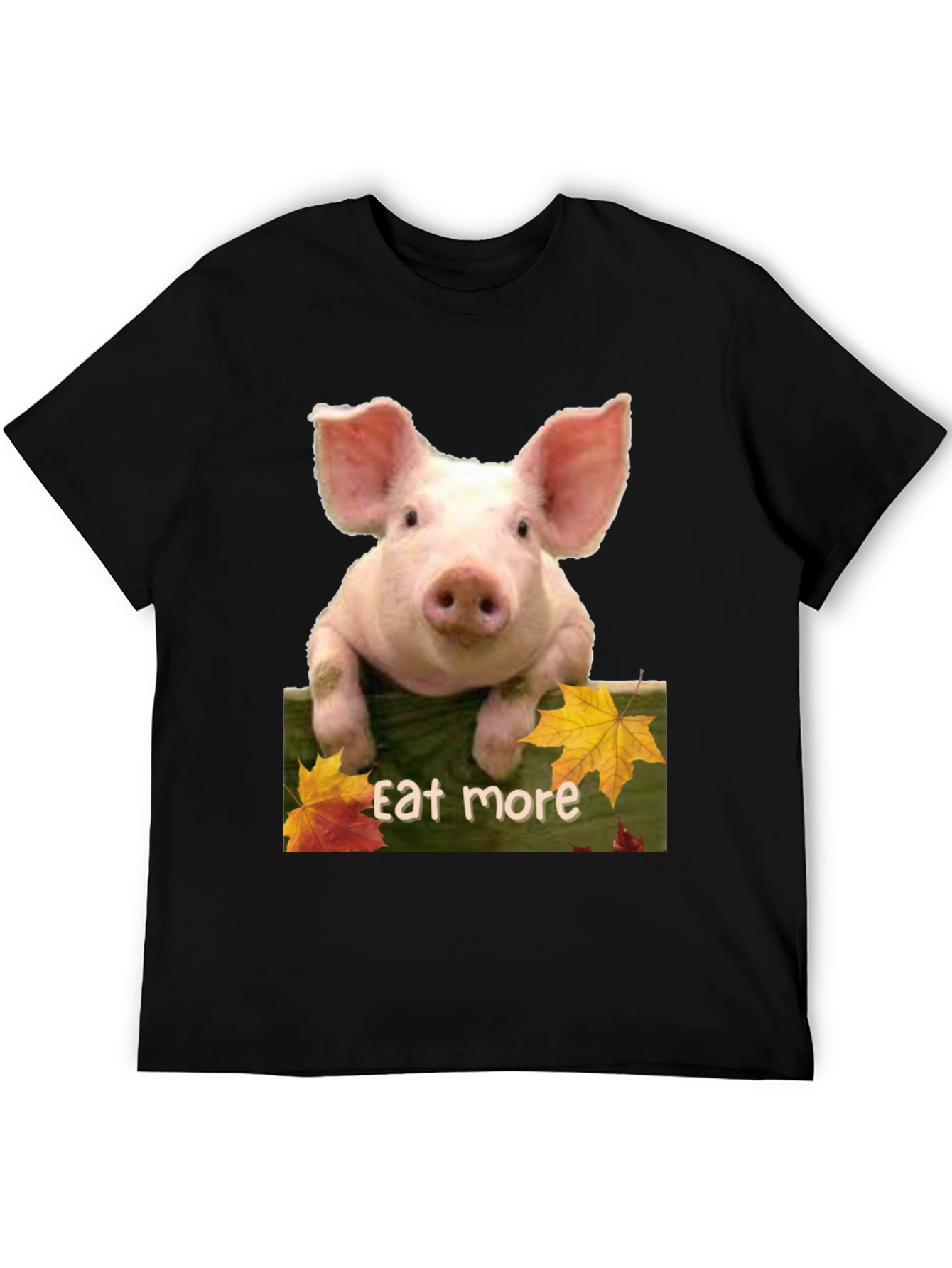 Eat More Pig T-Shirt - Funny Animal Tee