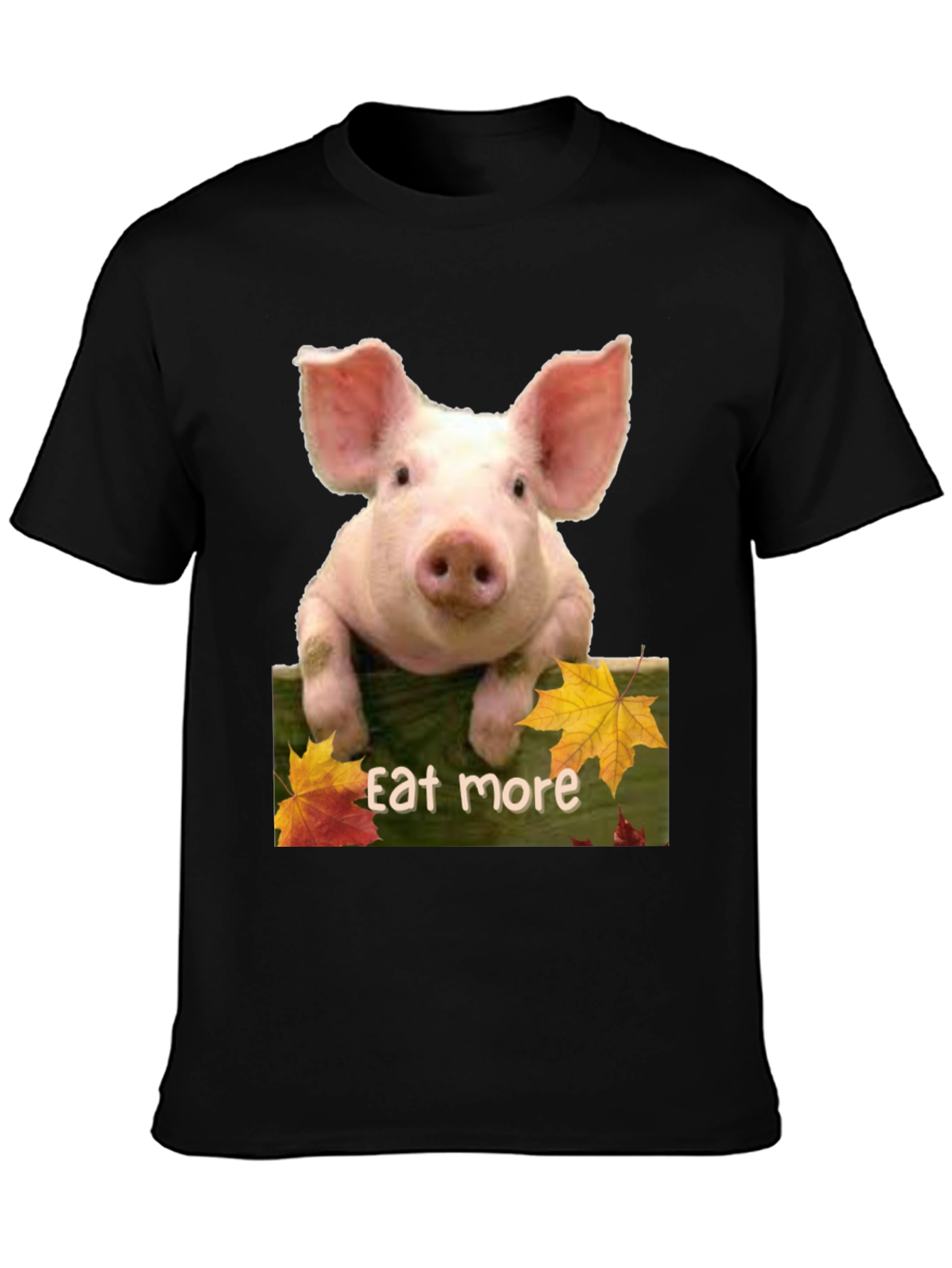 Eat More Pig T-Shirt - Funny Animal Tee