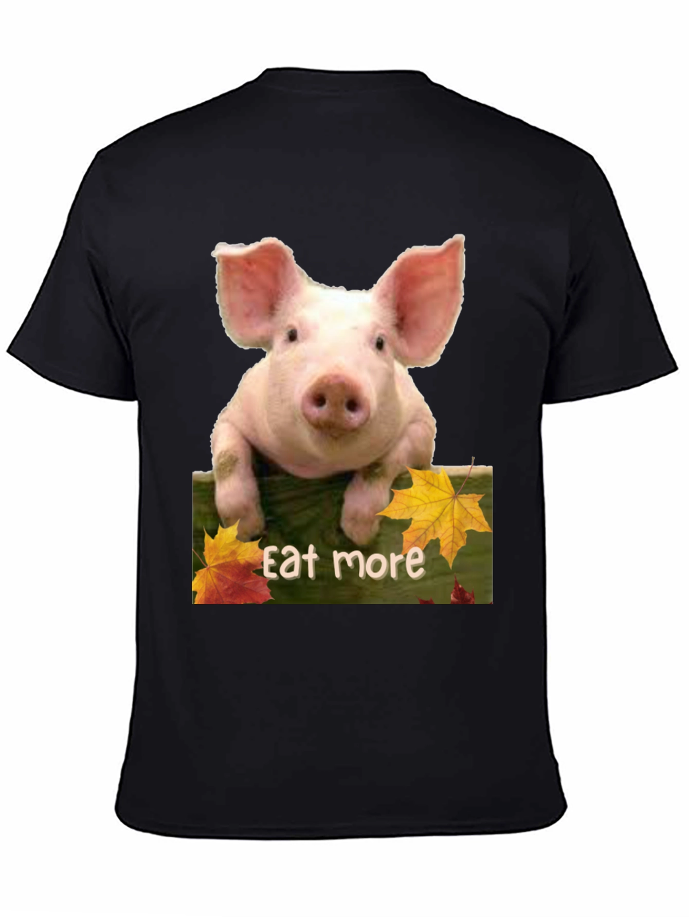 Eat More Pig T-Shirt - Funny Animal Tee