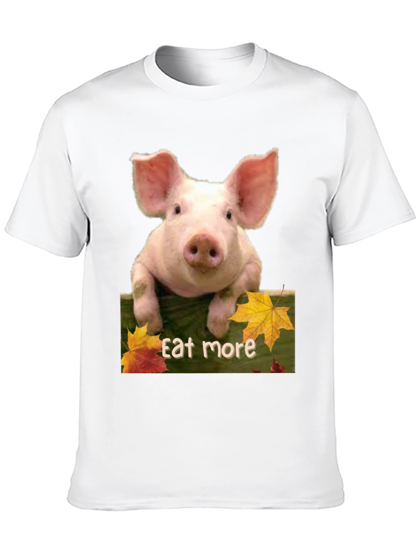 Eat More Pig T-Shirt - Funny Animal Tee