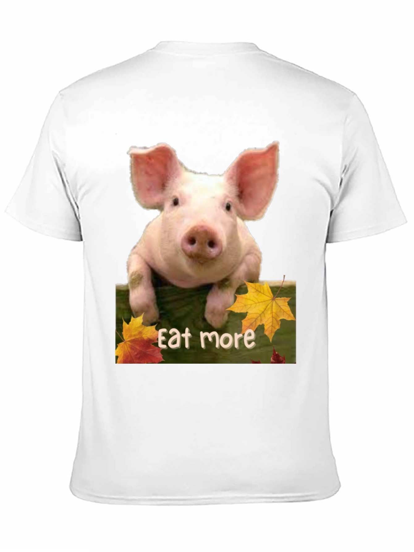 Eat More Pig T-Shirt - Funny Animal Tee