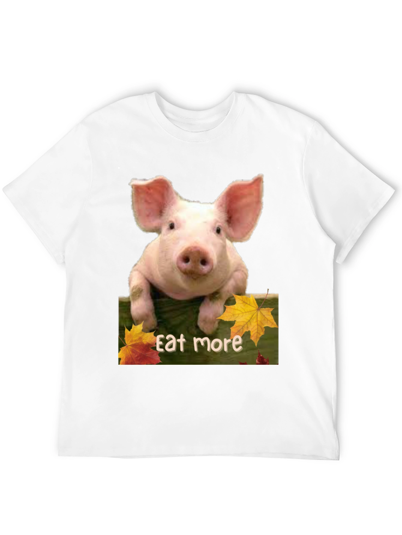 Eat More Pig T-Shirt - Funny Animal Tee