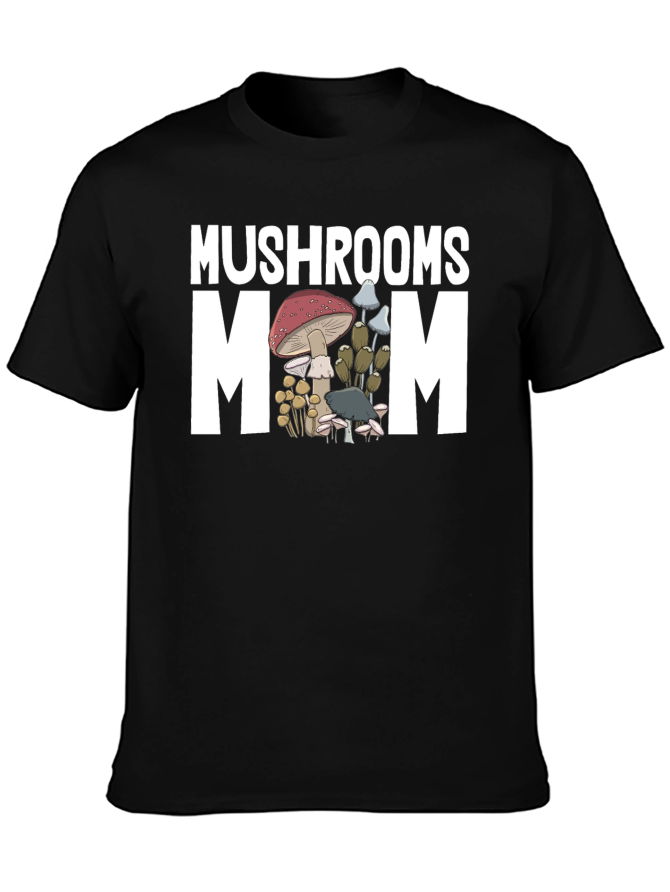 Mushrooms Mom Graphic T-Shirt