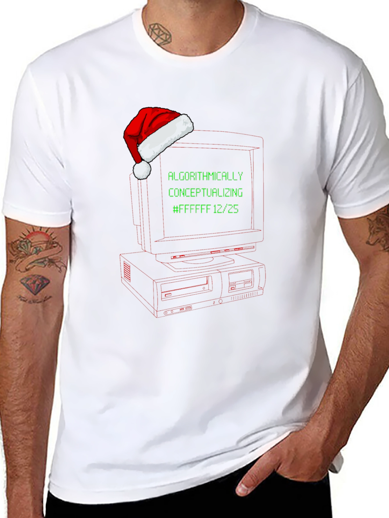 Algorithmically Conceptualizing Christmas T-Shirt