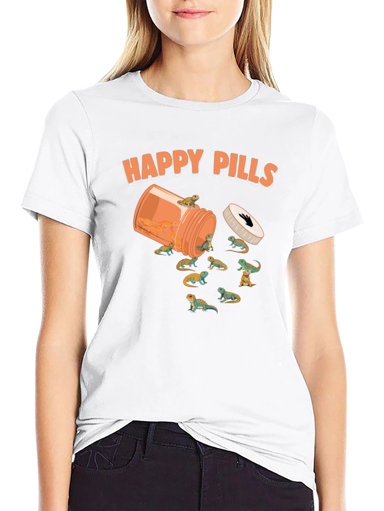 Happy Pills Bearded Dragon T-Shirt