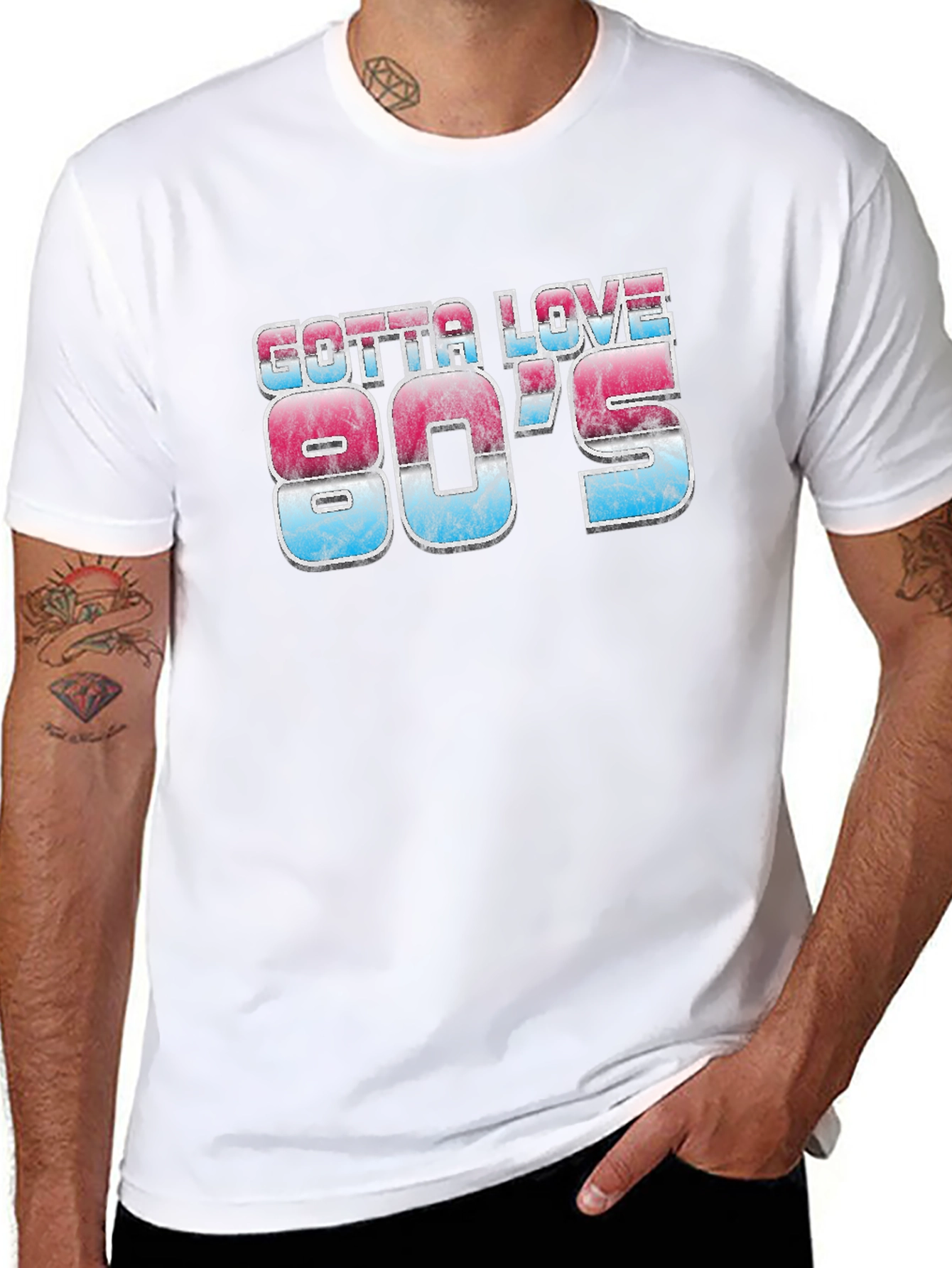 Gotta Love 80s Graphic T-Shirt Retro Black