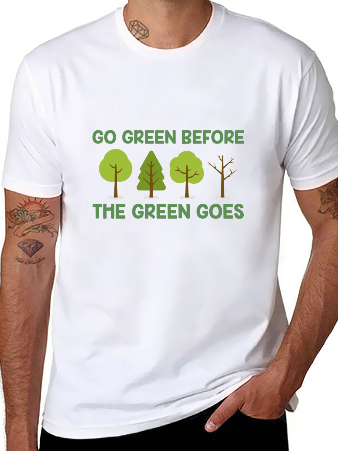 Go Green Save the Earth T-Shirt