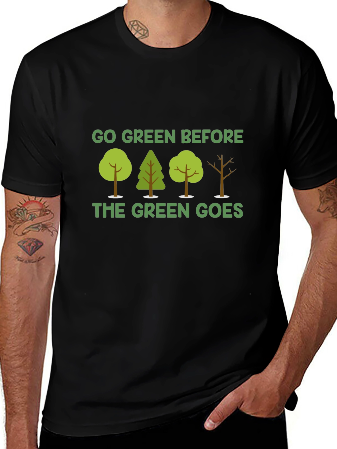 Go Green Save the Earth T-Shirt
