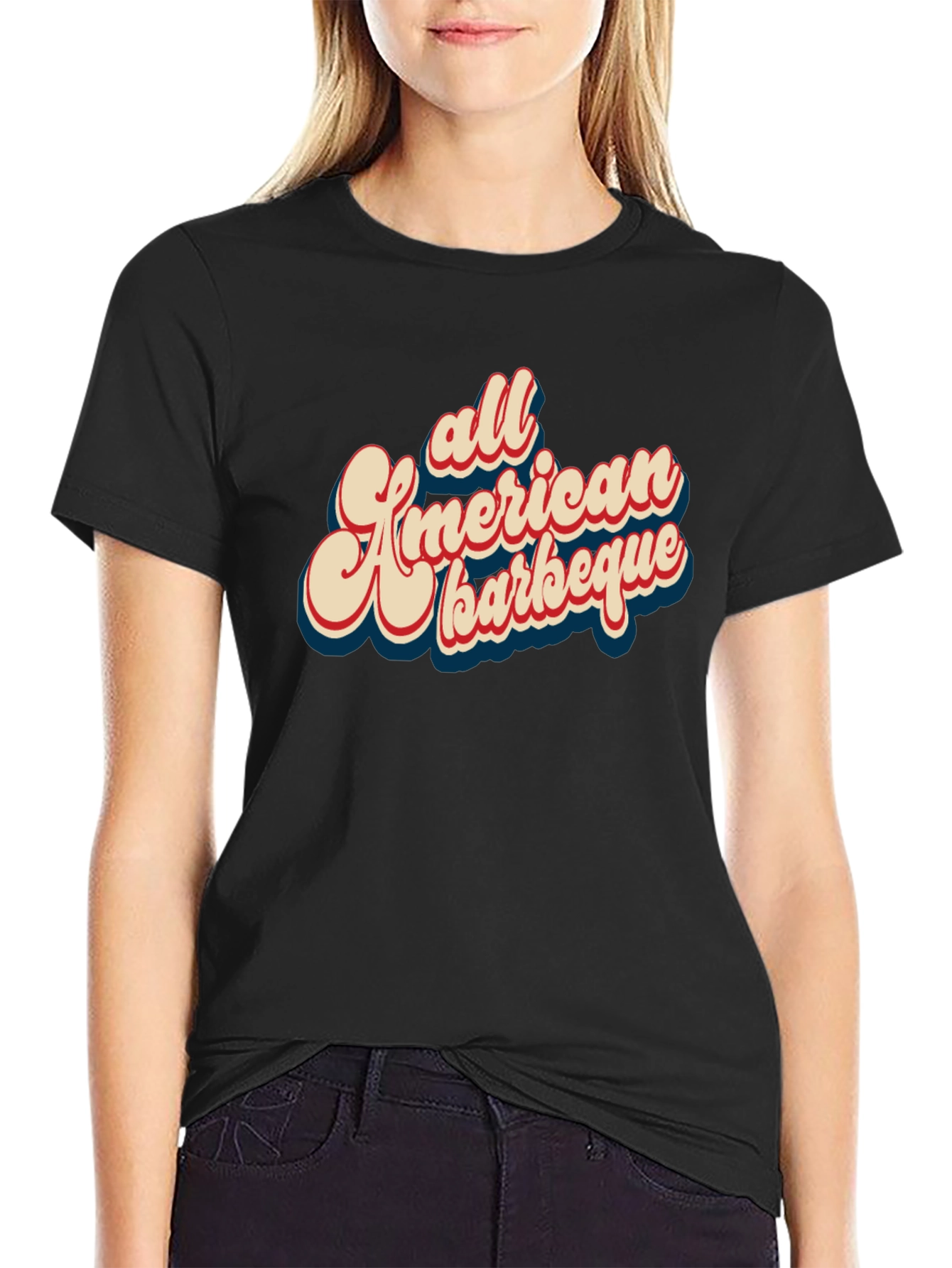 All American Barbeque Graphic T-Shirt