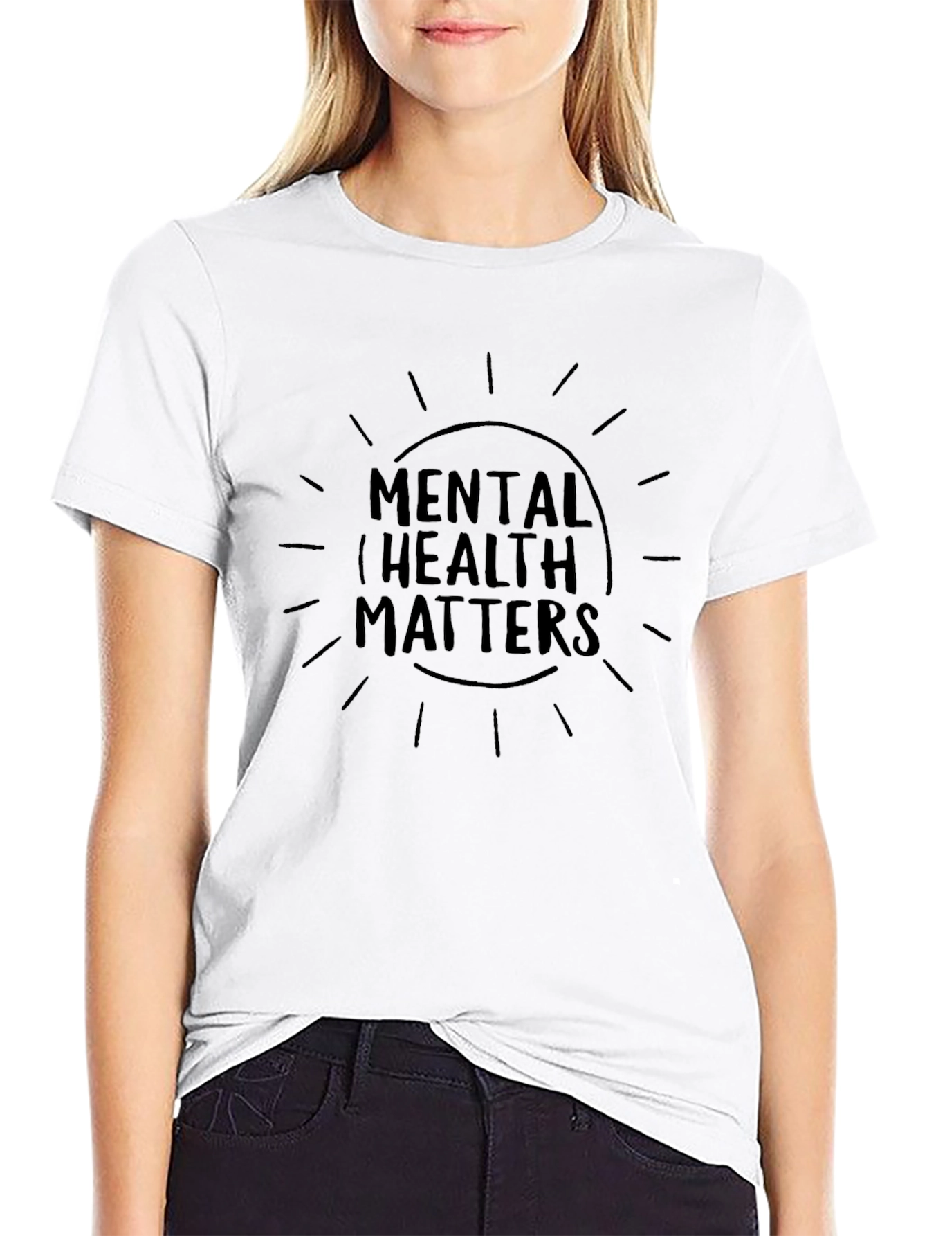 Mental Health Matters Black T-Shirt