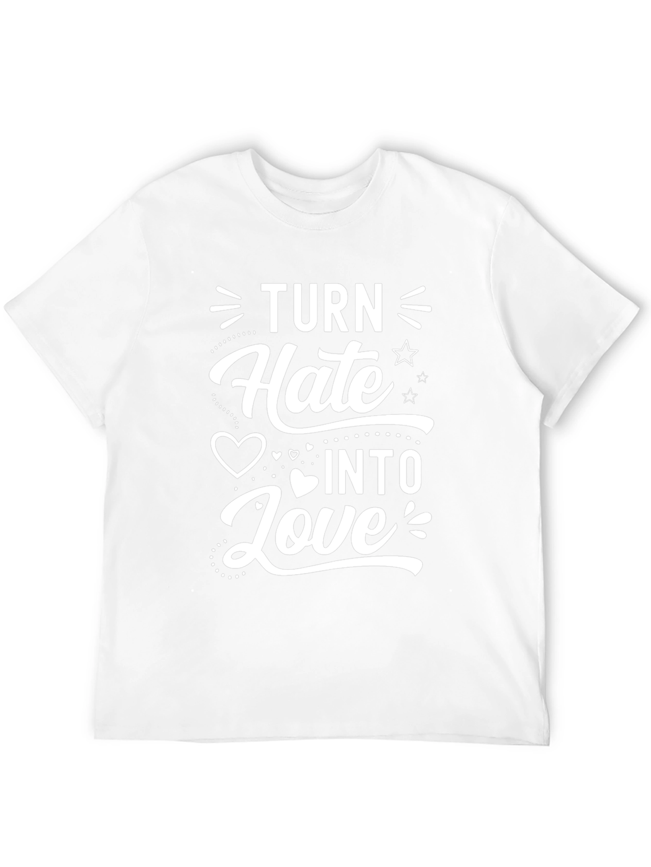 Turn Hate Into Love Graphic T-Shirt