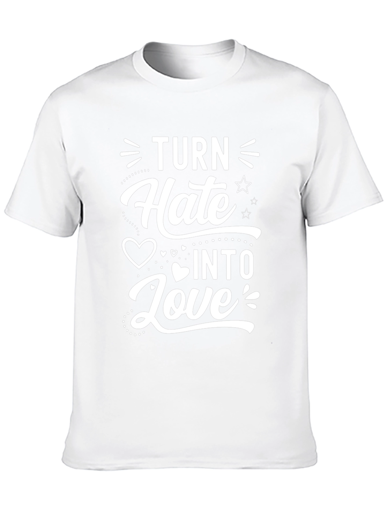 Turn Hate Into Love Graphic T-Shirt