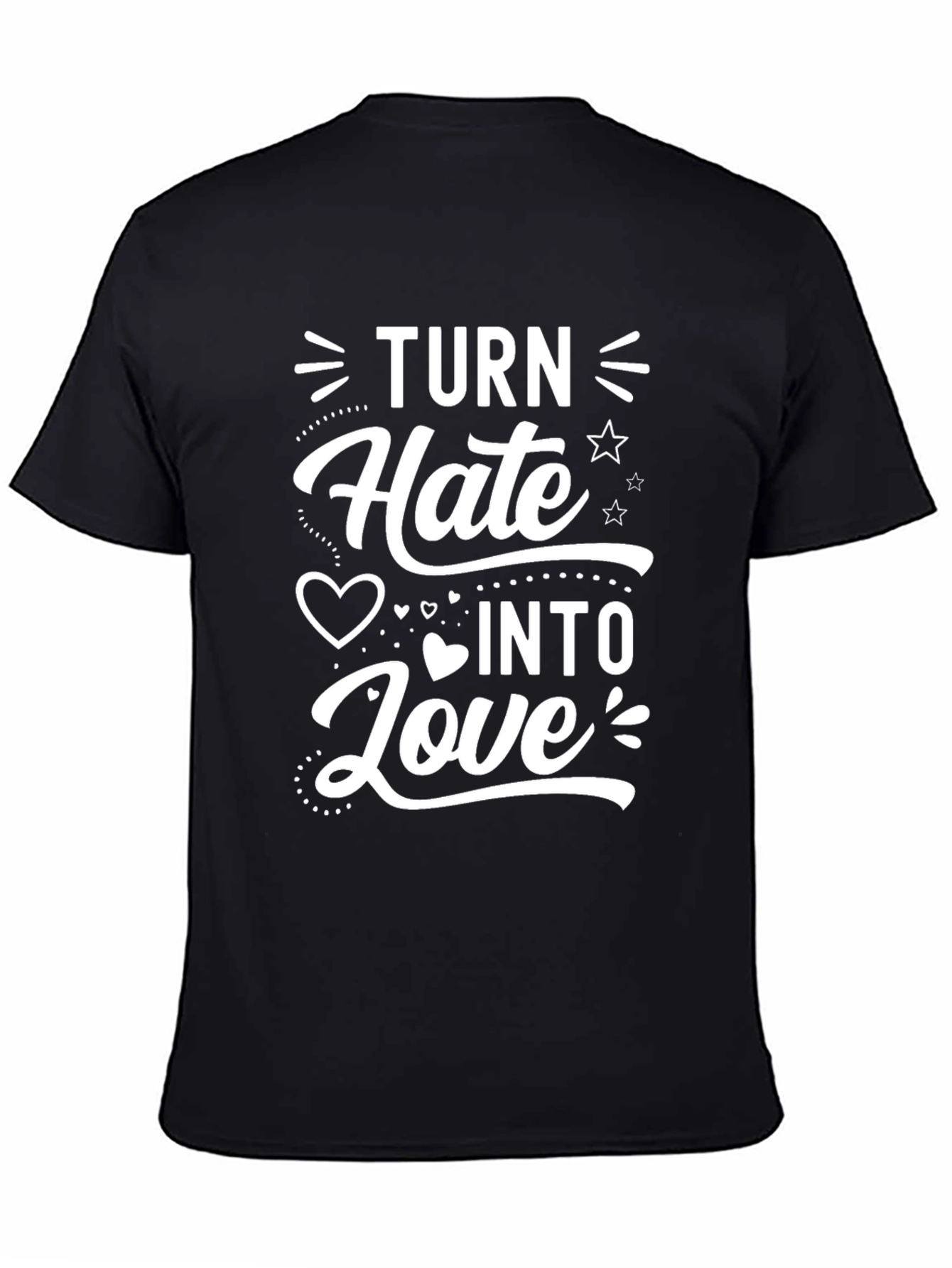 Turn Hate Into Love Graphic T-Shirt