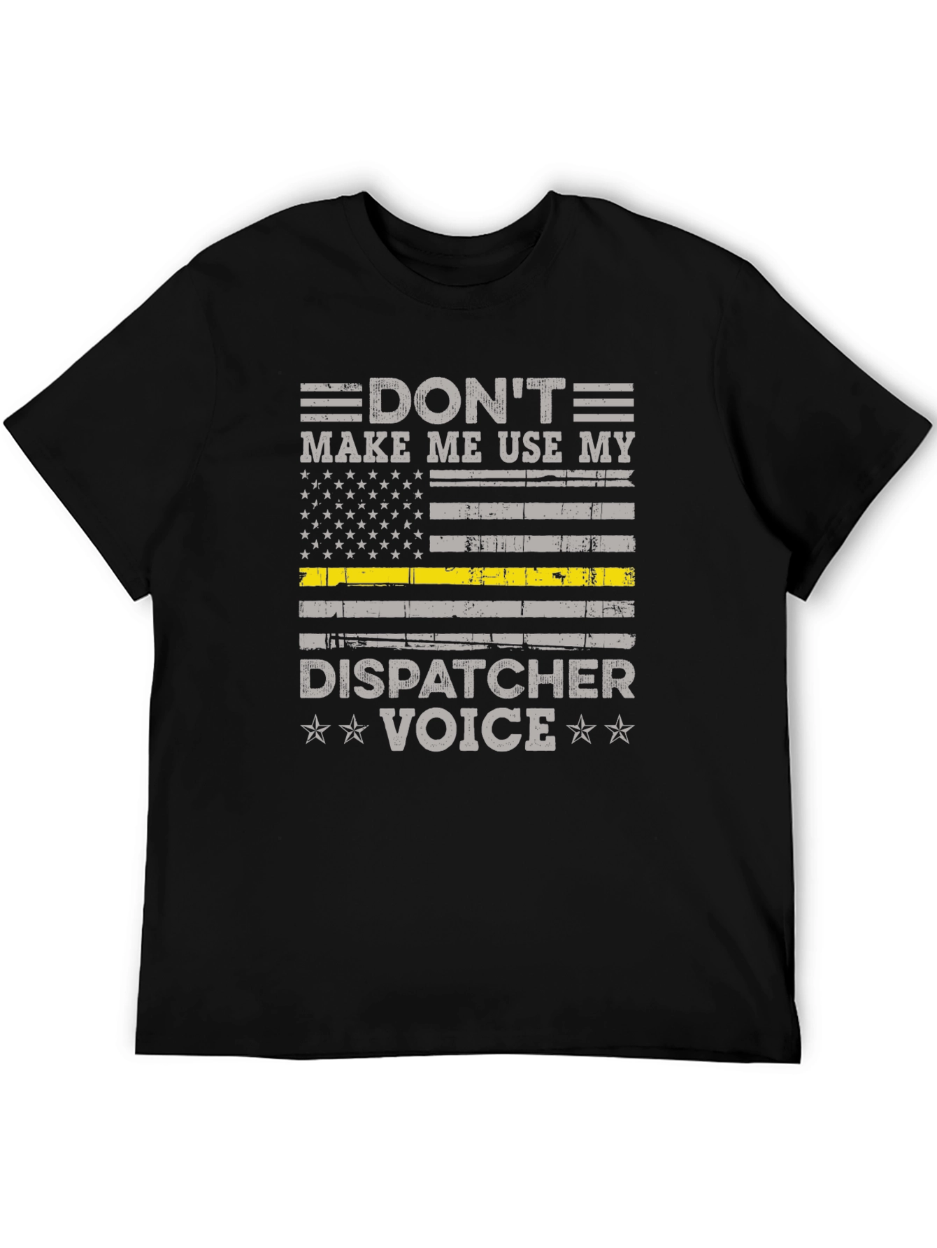 Dispatcher Voice Tee - Thin Yellow Line Graphic T-Shirt