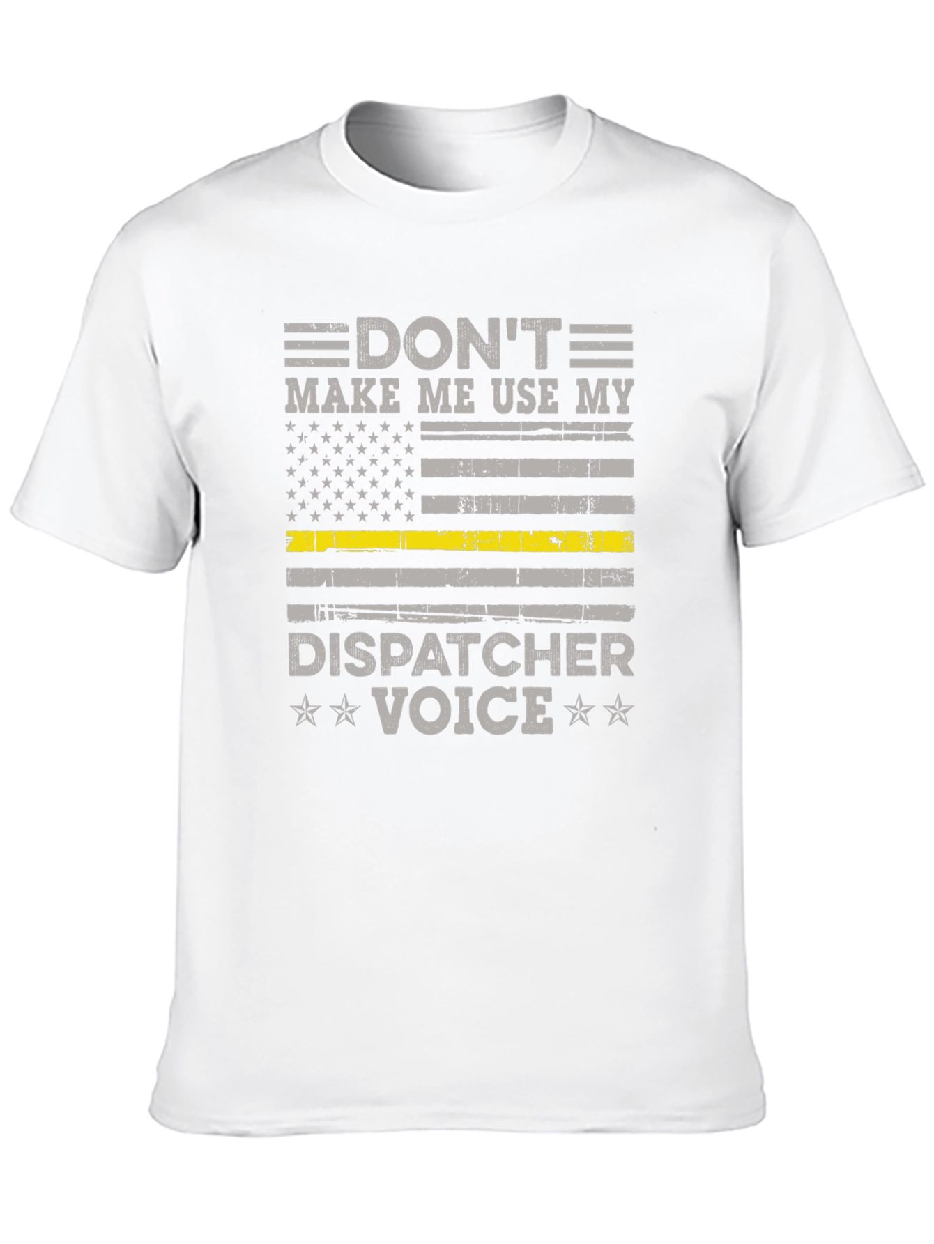 Dispatcher Voice Tee - Thin Yellow Line Graphic T-Shirt