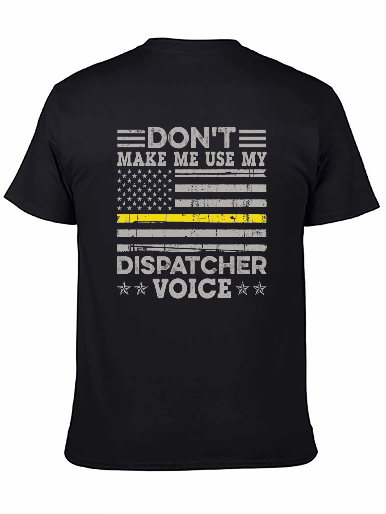 Dispatcher Voice Tee - Thin Yellow Line Graphic T-Shirt