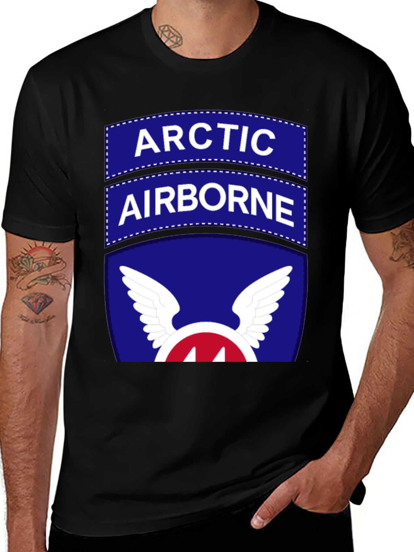 Arctic Airborne T-Shirt - Classic Military Style