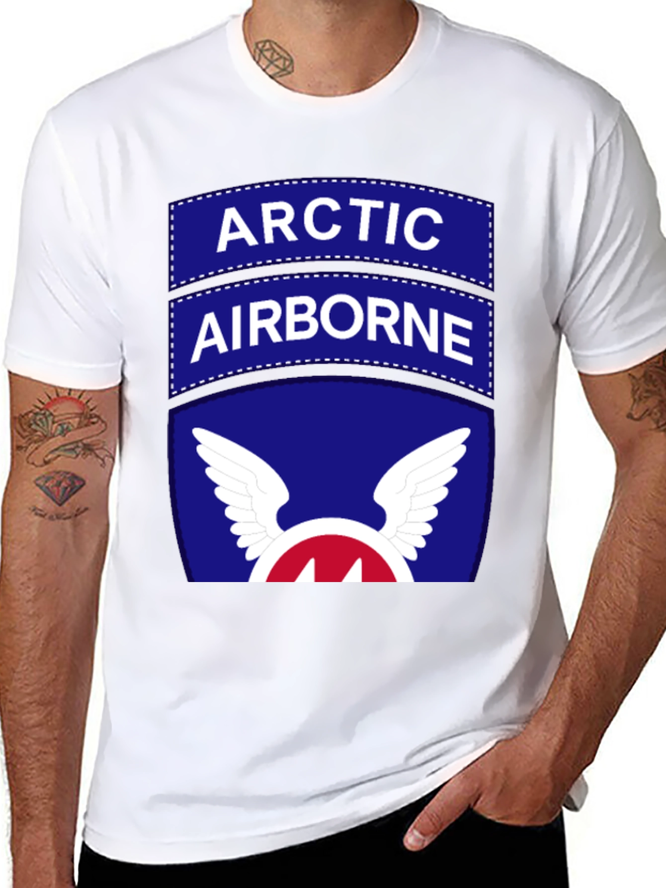 Arctic Airborne T-Shirt - Classic Military Style
