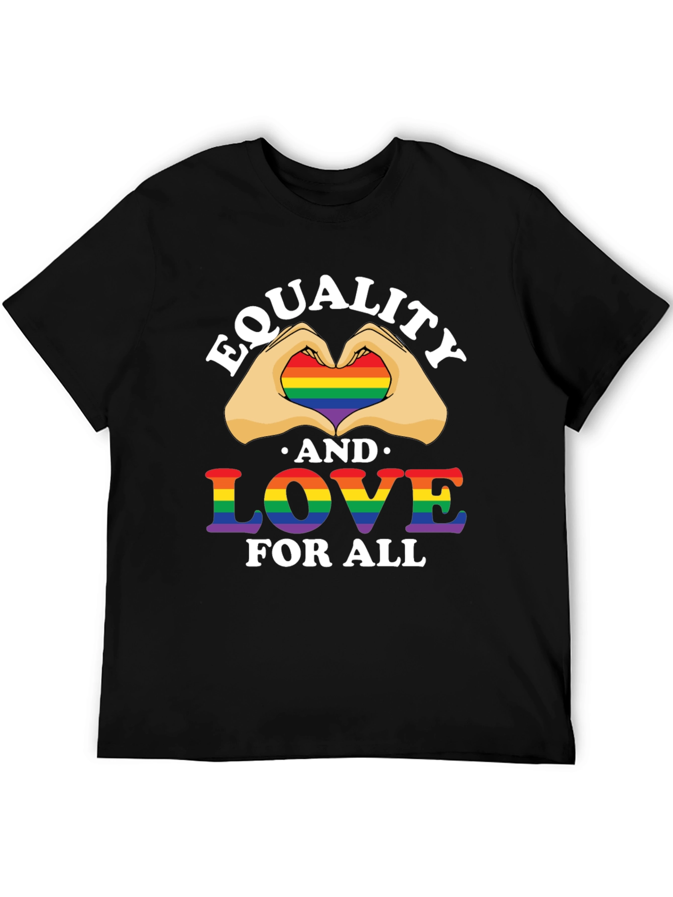 Equality and Love T-Shirt - Pride LGBTQ+ Rainbow