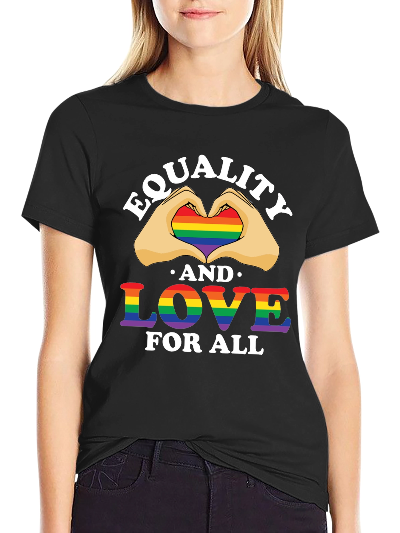 Equality and Love T-Shirt - Pride LGBTQ+ Rainbow
