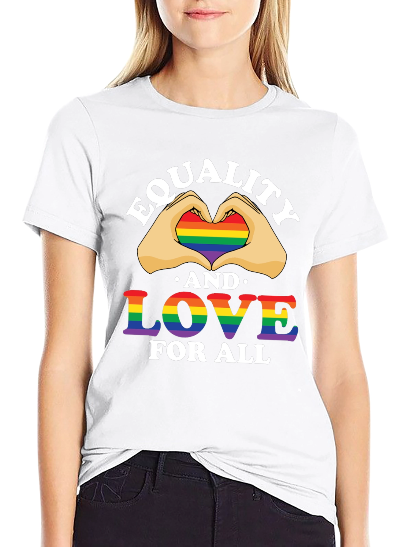 Equality and Love T-Shirt - Pride LGBTQ+ Rainbow