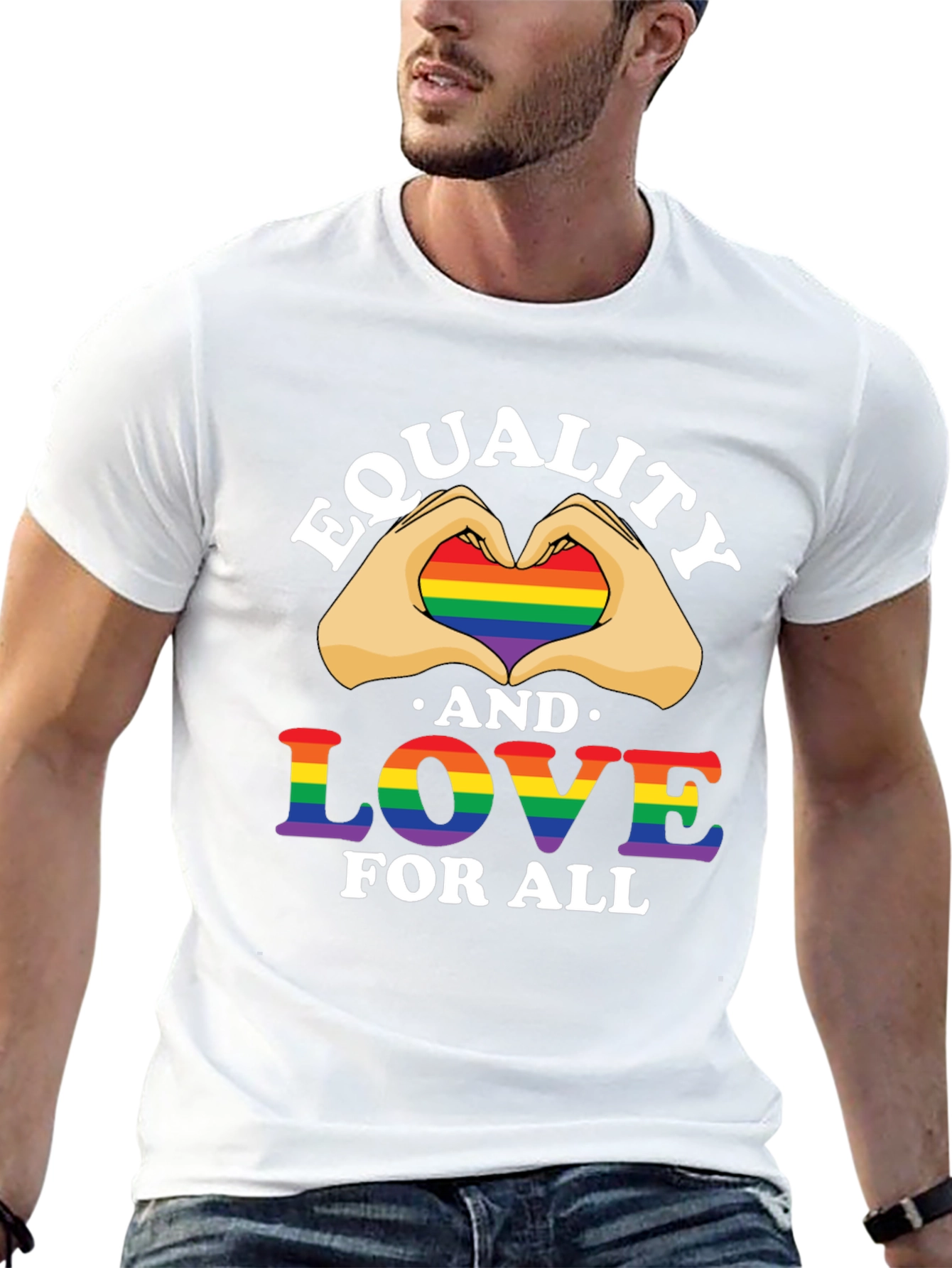 Equality and Love T-Shirt - Pride LGBTQ+ Rainbow