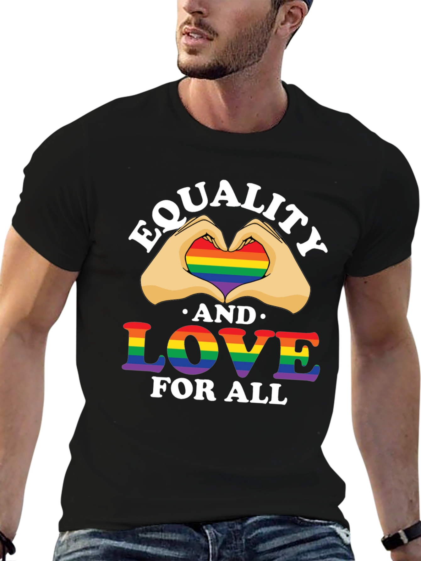 Equality and Love T-Shirt - Pride LGBTQ+ Rainbow