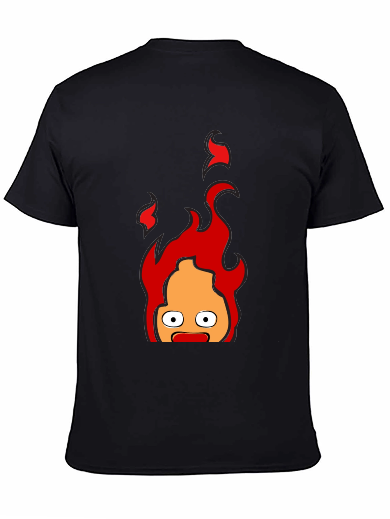 Calcifer Flame T-Shirt - Animated Fire Demon