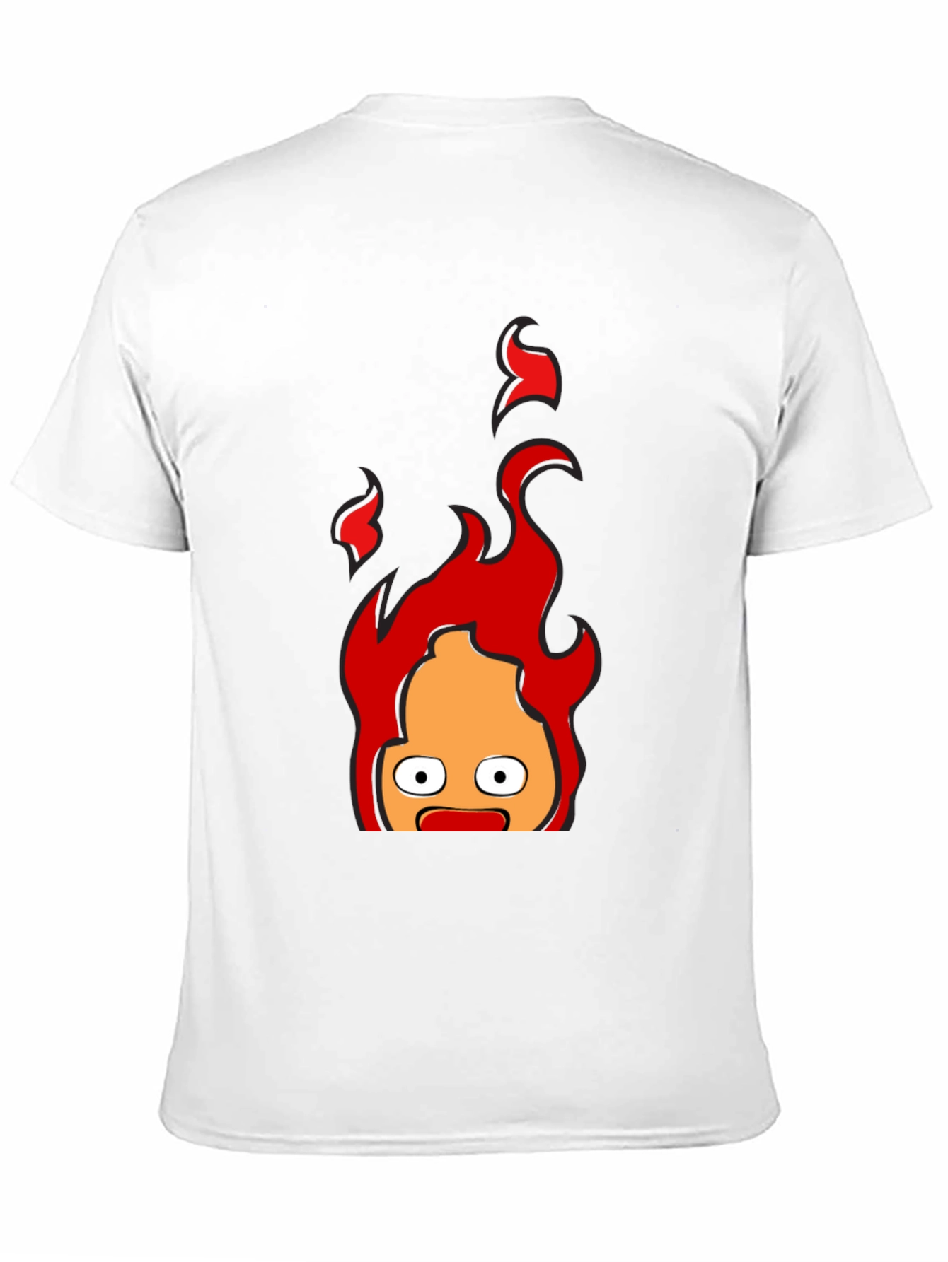 Calcifer Flame T-Shirt - Animated Fire Demon