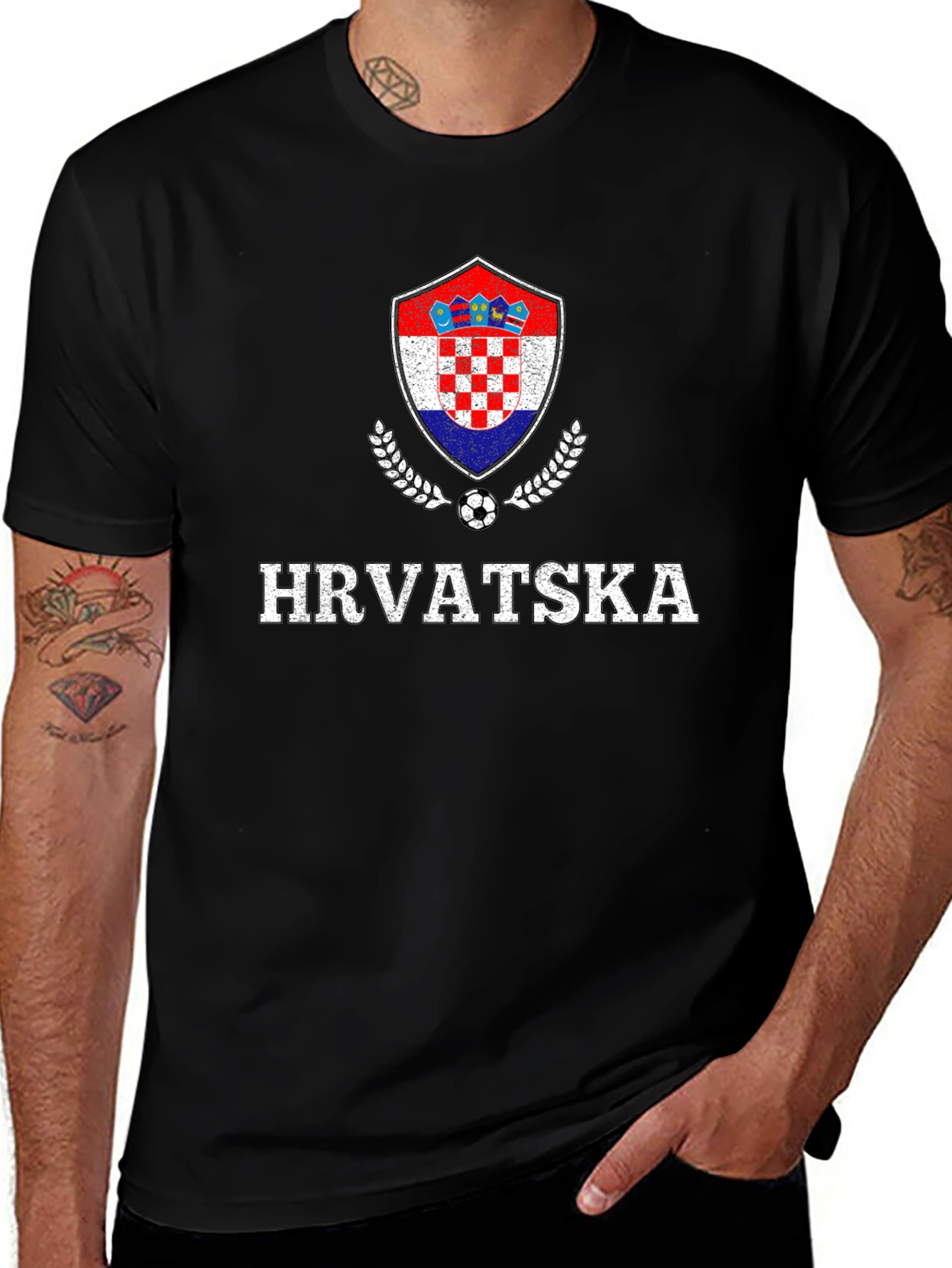 Croatia Soccer T-Shirt - Hrvatska Football Tee